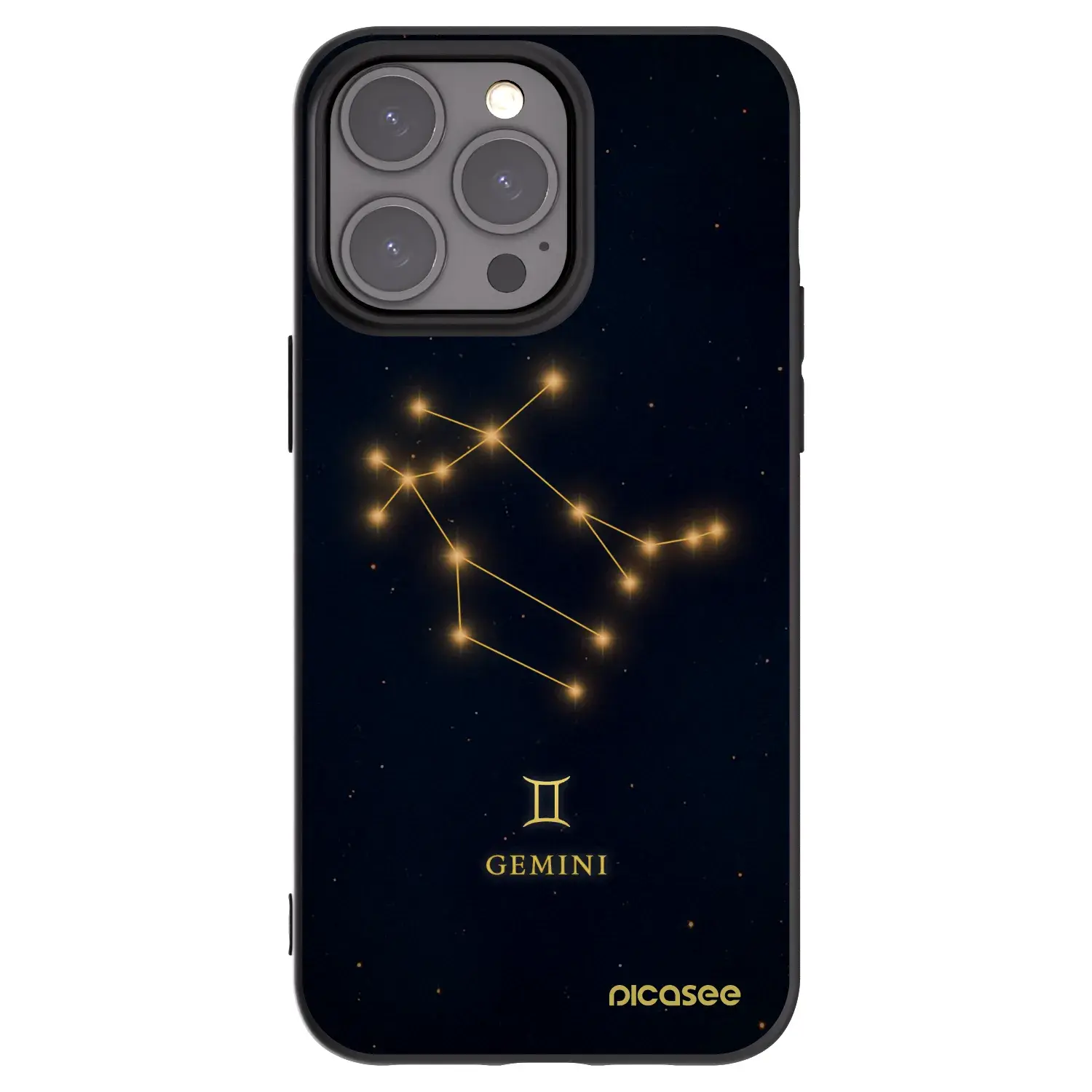 Silikonový černý obal pro Apple iPhone 15 Pro Max - GEMINI