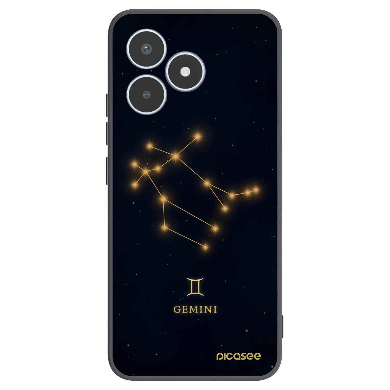 Silikonový černý obal pro Realme C53 - GEMINI