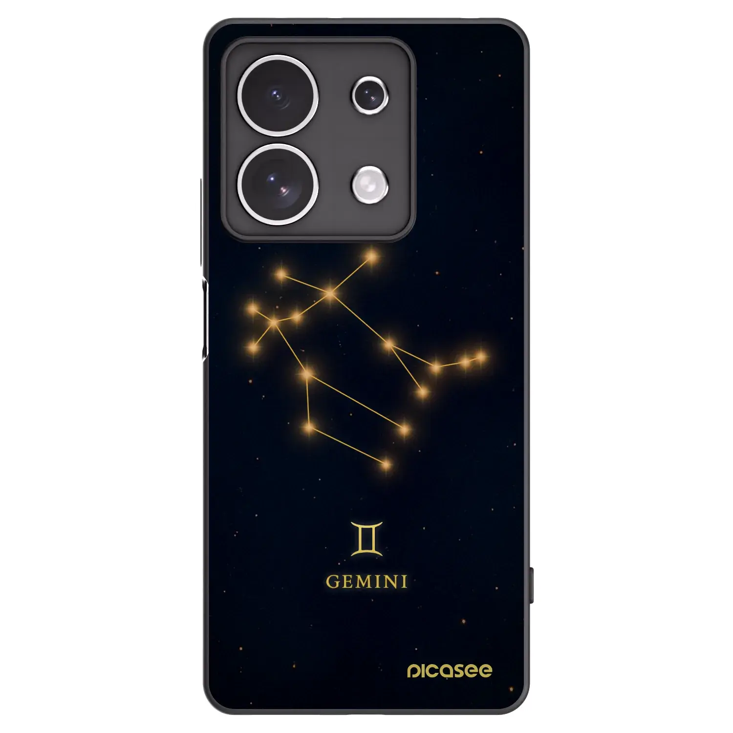 Silikonový černý obal pro Xiaomi Redmi Note 13 4G - GEMINI