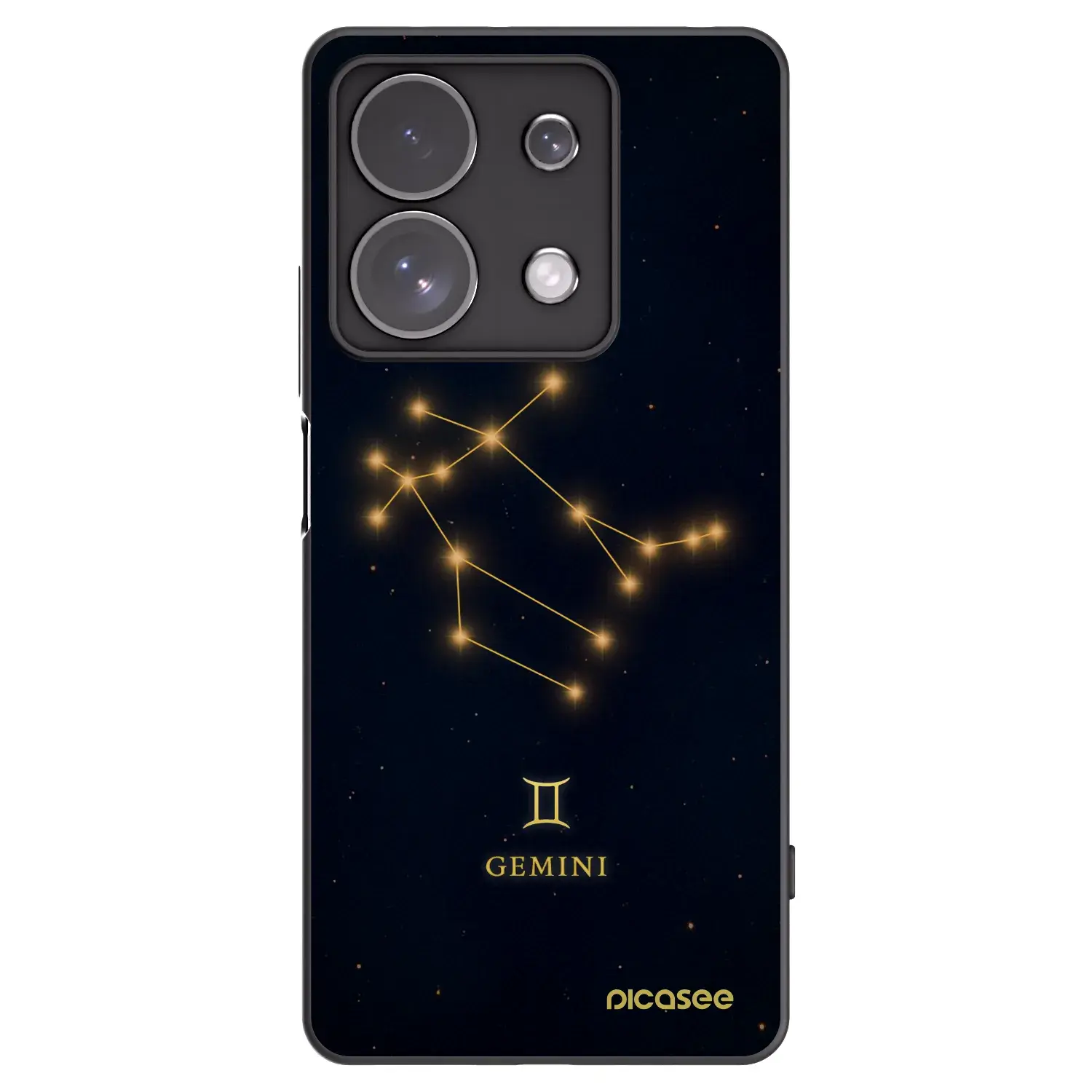 Silikonový černý obal pro Xiaomi Redmi Note 13 Pro 4G - GEMINI