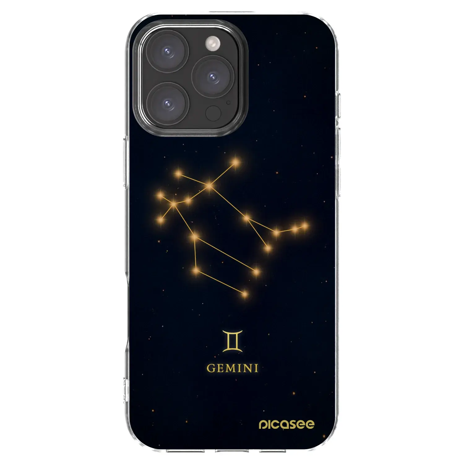 Silikonový průhledný obal pro Apple iPhone 16 Pro Max - GEMINI