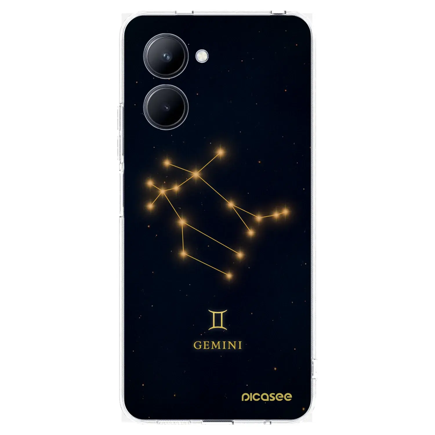 Silikonový průhledný obal pro Realme C33 (2023) - GEMINI