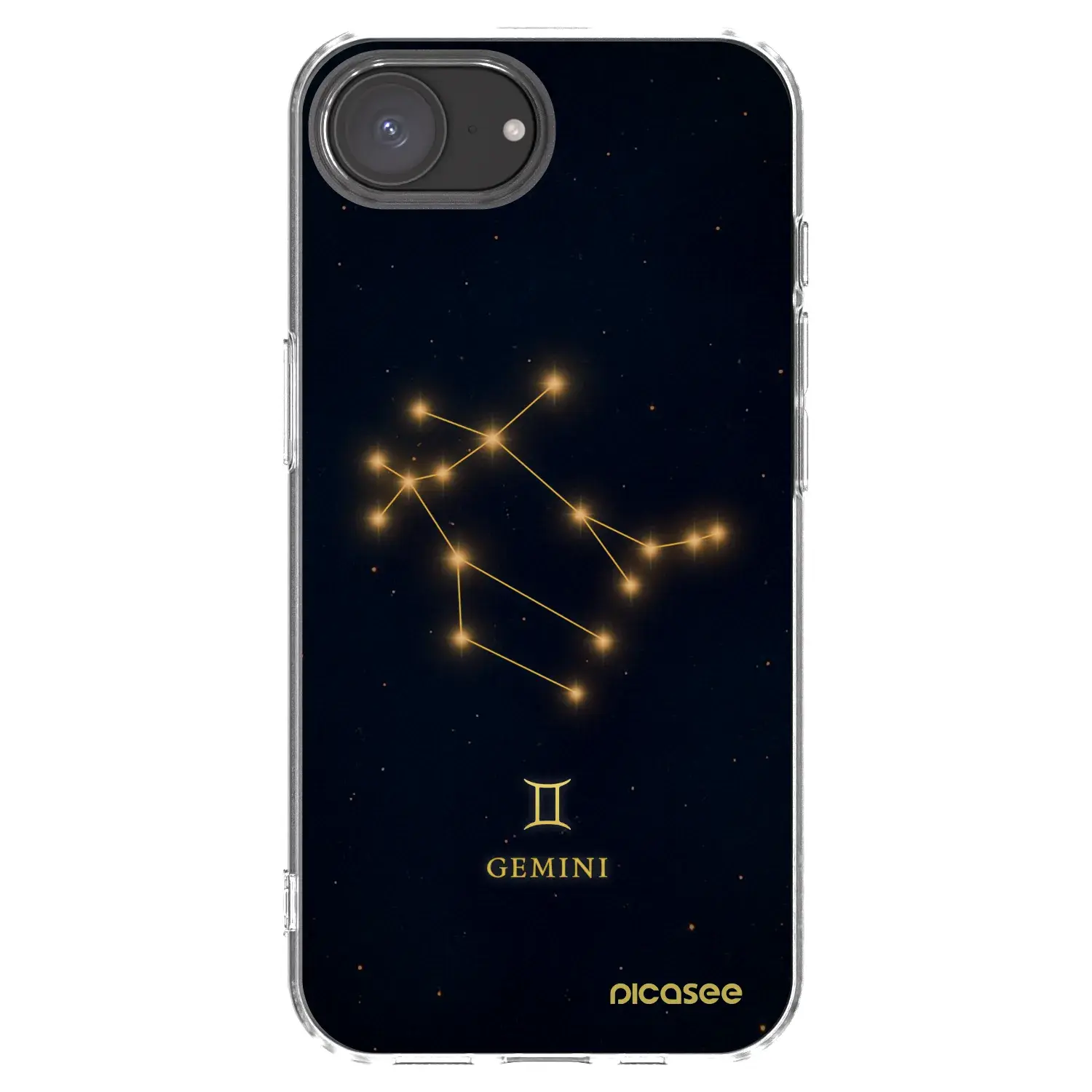 Silikonový průhledný obal pro Apple iPhone 16e - GEMINI