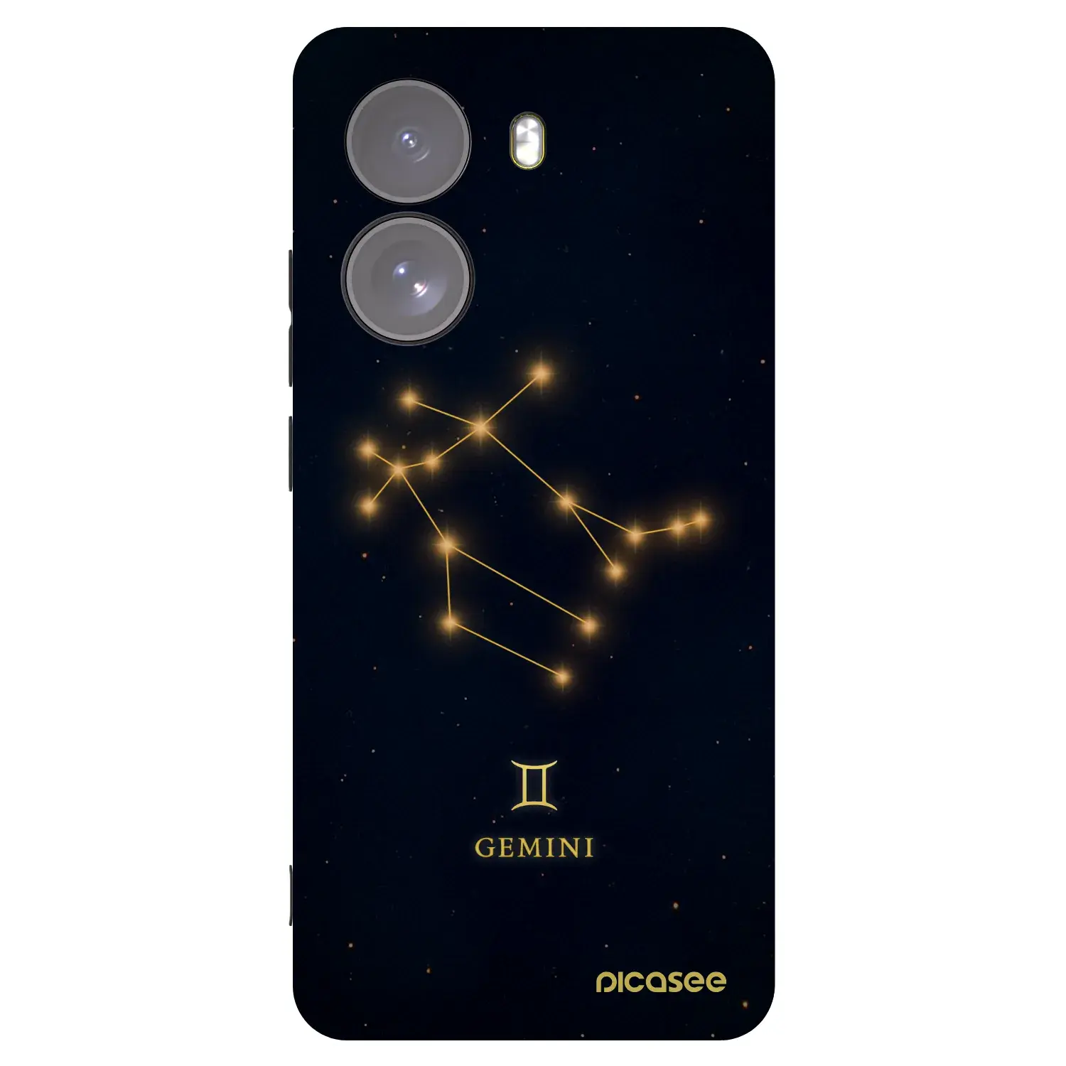 Silikonový černý obal pro Xiaomi Poco X7 - GEMINI