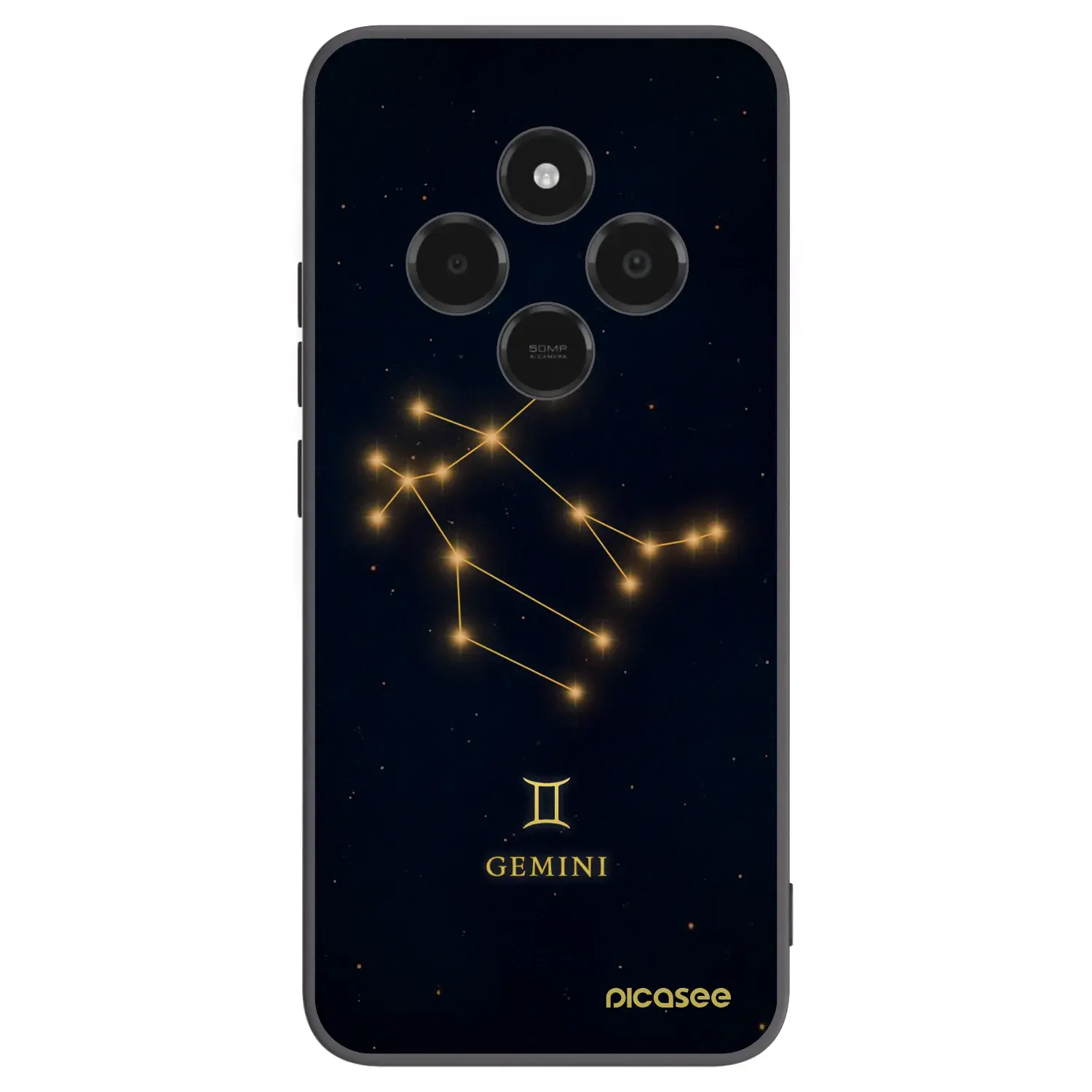 Silikonový černý obal pro Xiaomi Poco C75 - GEMINI