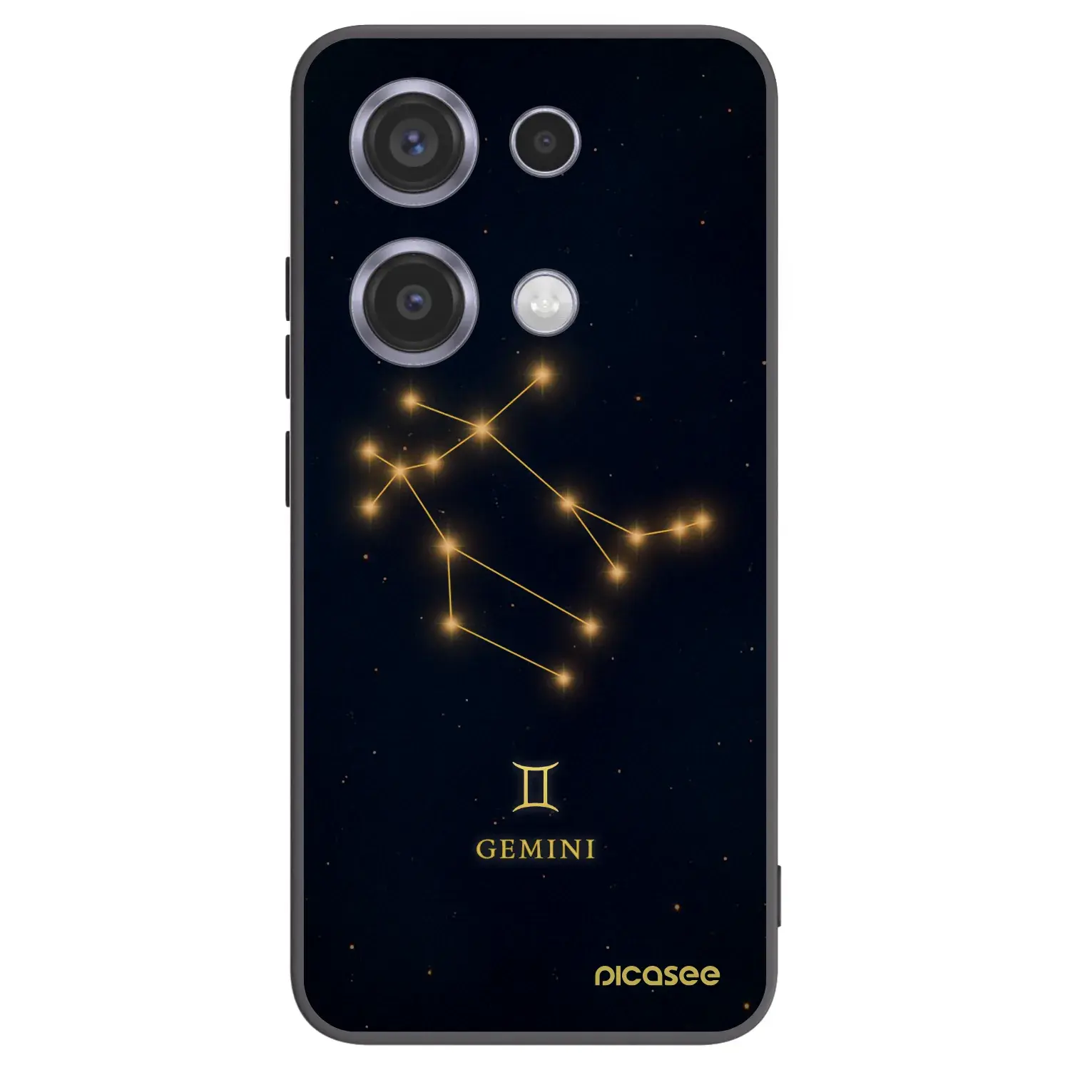 Silikonový černý obal pro Xiaomi Redmi Note 14S - GEMINI