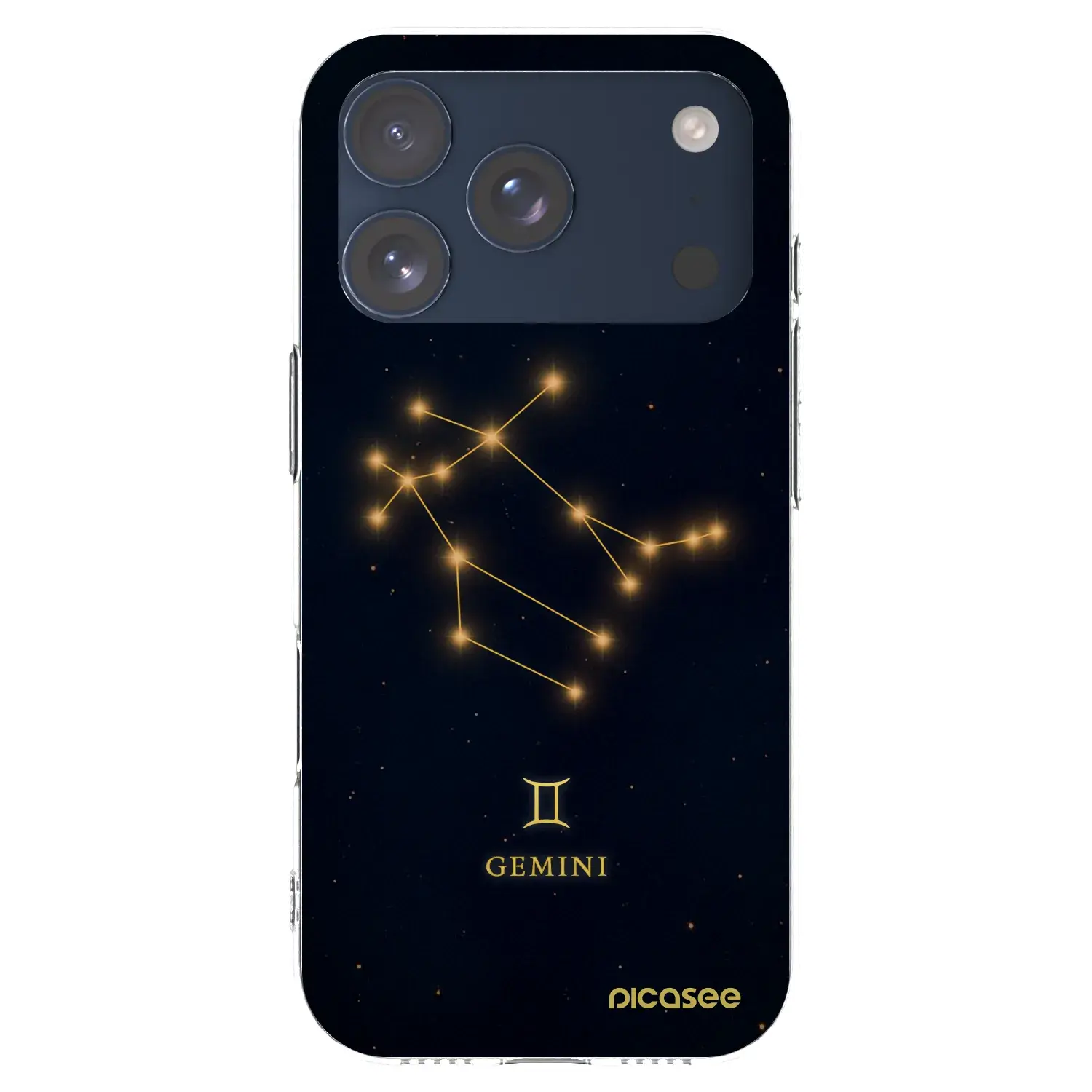 Silikonový průhledný obal pro Apple iPhone 17 Pro - GEMINI