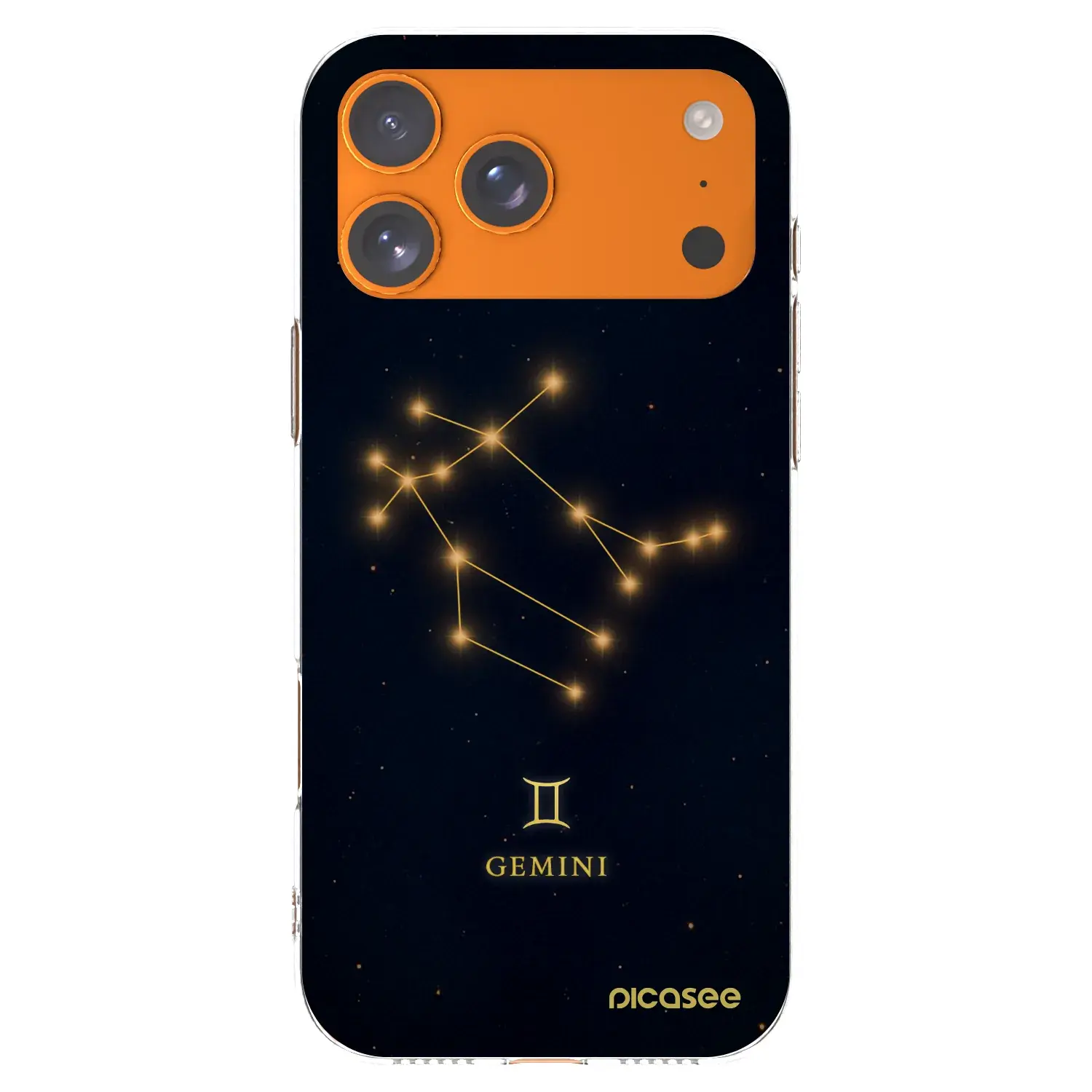 Silikonový průhledný obal pro Apple iPhone 17 Pro Max - GEMINI