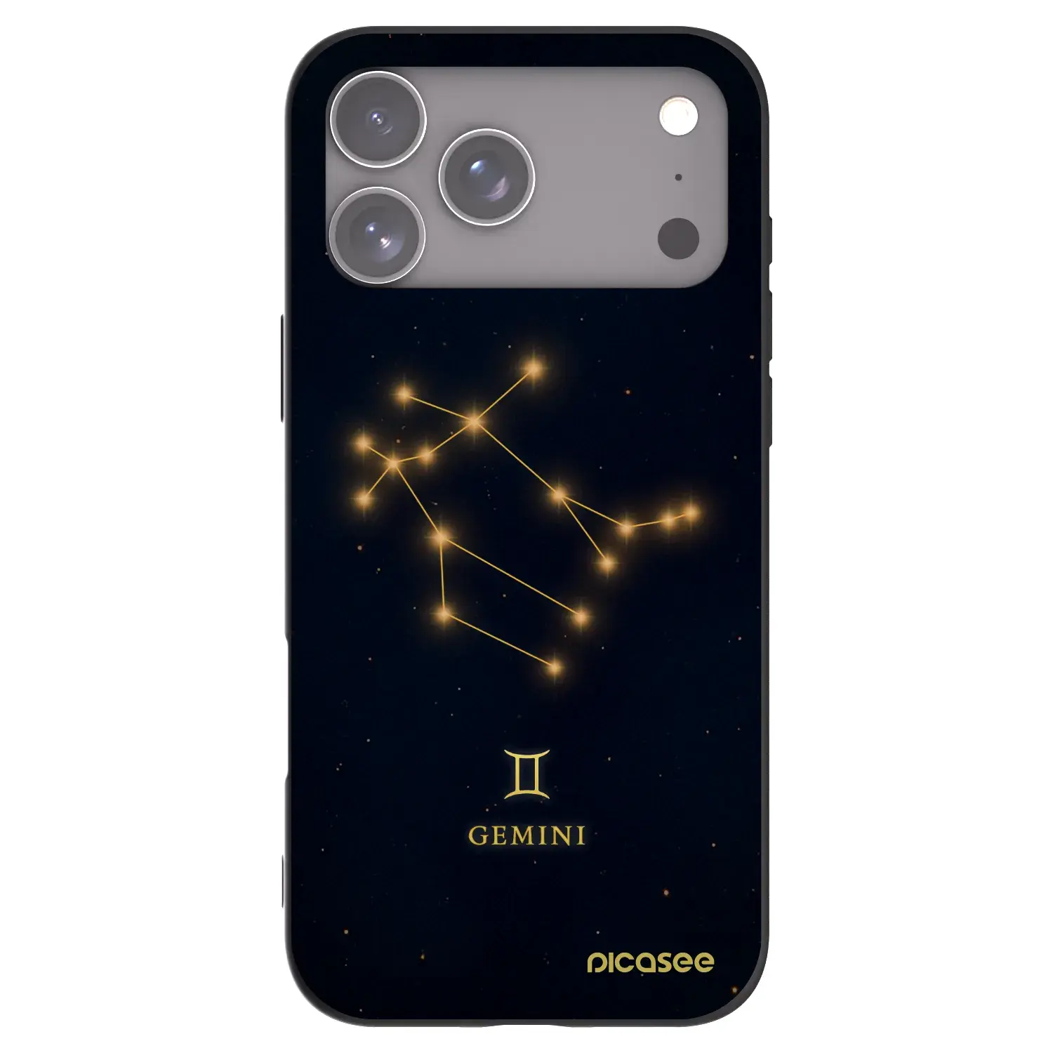 Silikonový černý obal pro Apple iPhone 17 Pro Max - GEMINI