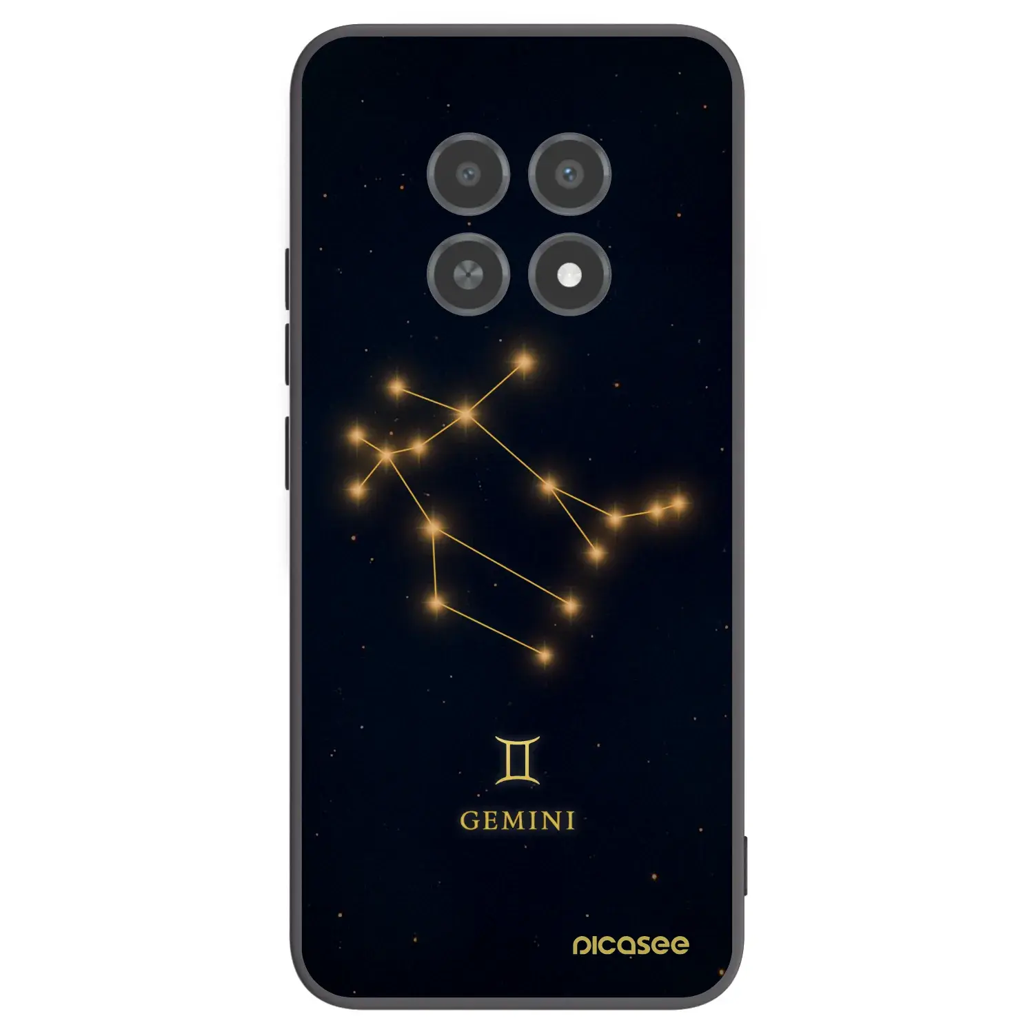 Silikonový černý obal pro Realme 12X - GEMINI