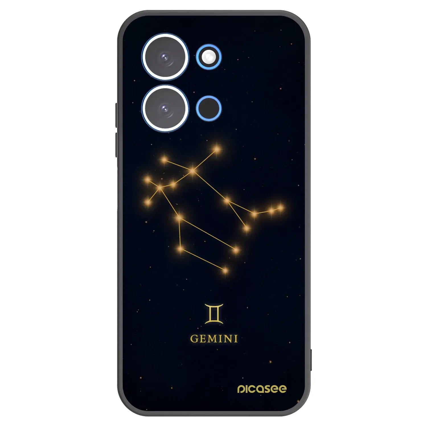 Silikonový černý obal pro Xiaomi Redmi 15C 4G - GEMINI