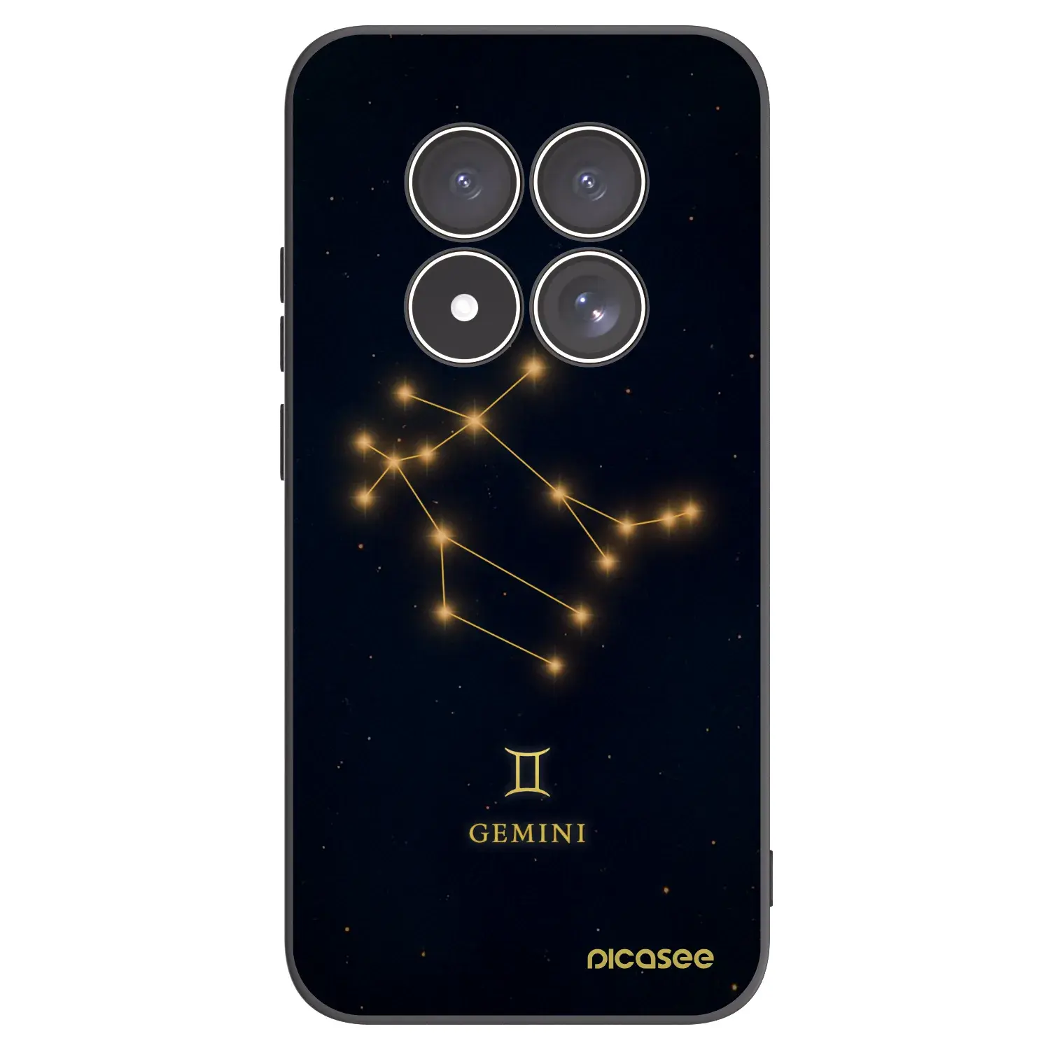 Silikonový černý obal pro Xiaomi Redmi Note 15 Pro 4G - GEMINI