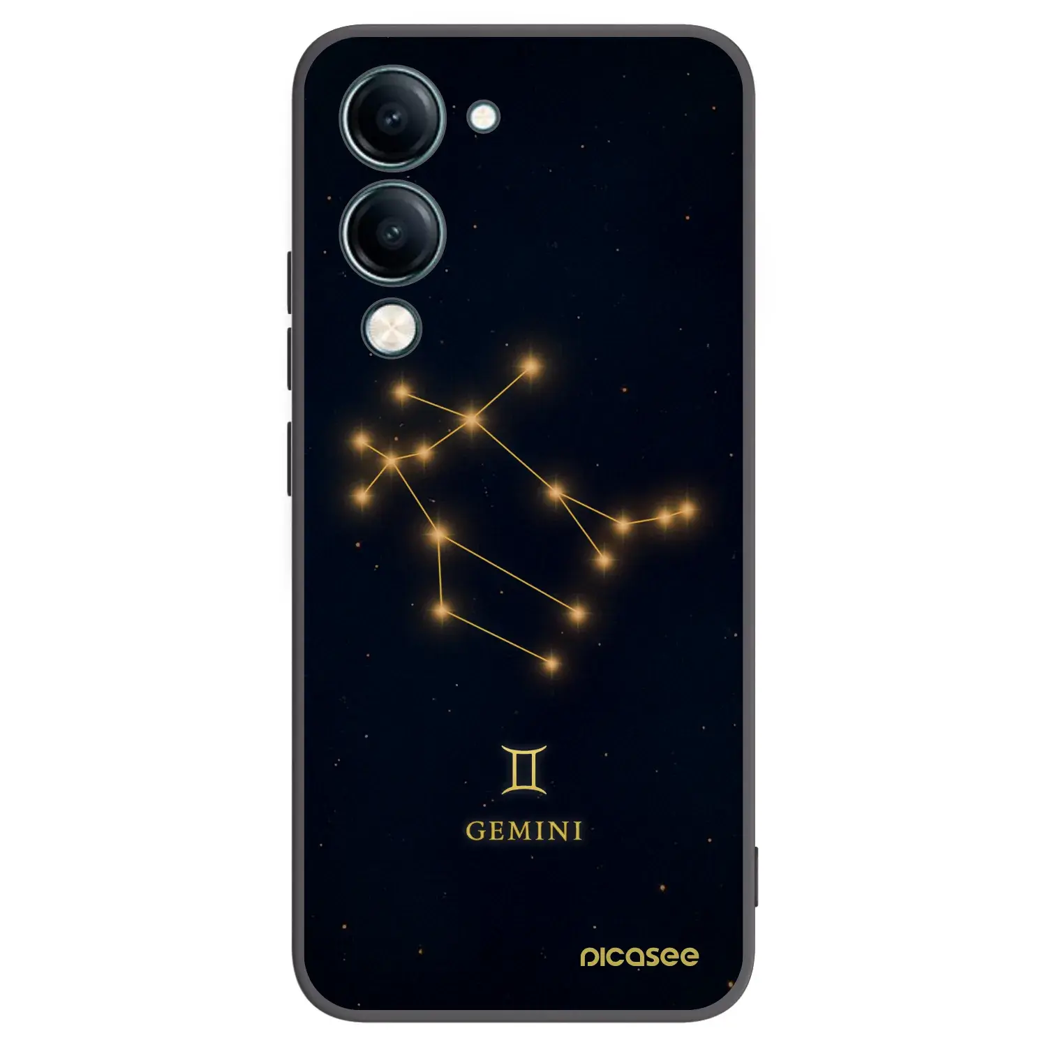 Silikonový černý obal pro Vivo Y29s 5G - GEMINI