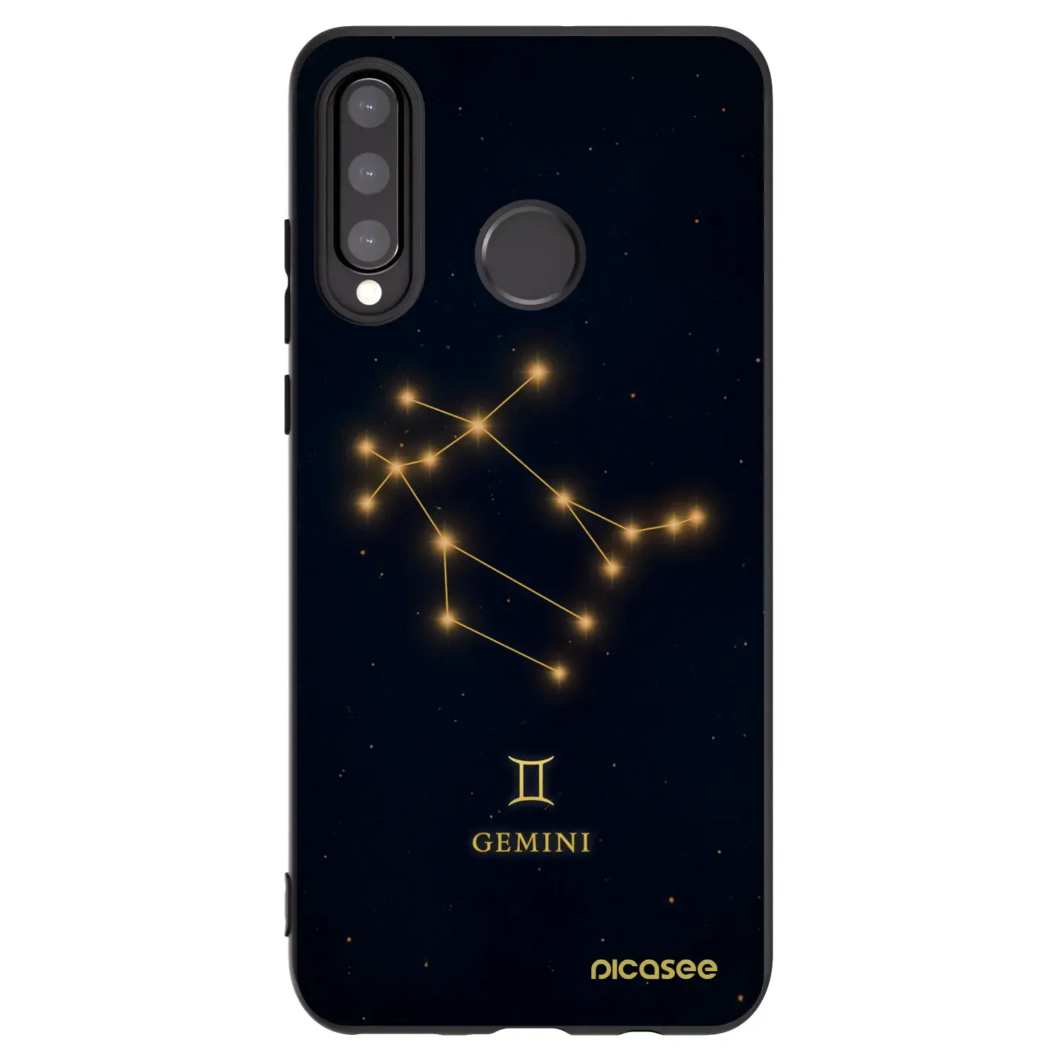 Silikonový černý obal pro Huawei P30 Lite - GEMINI