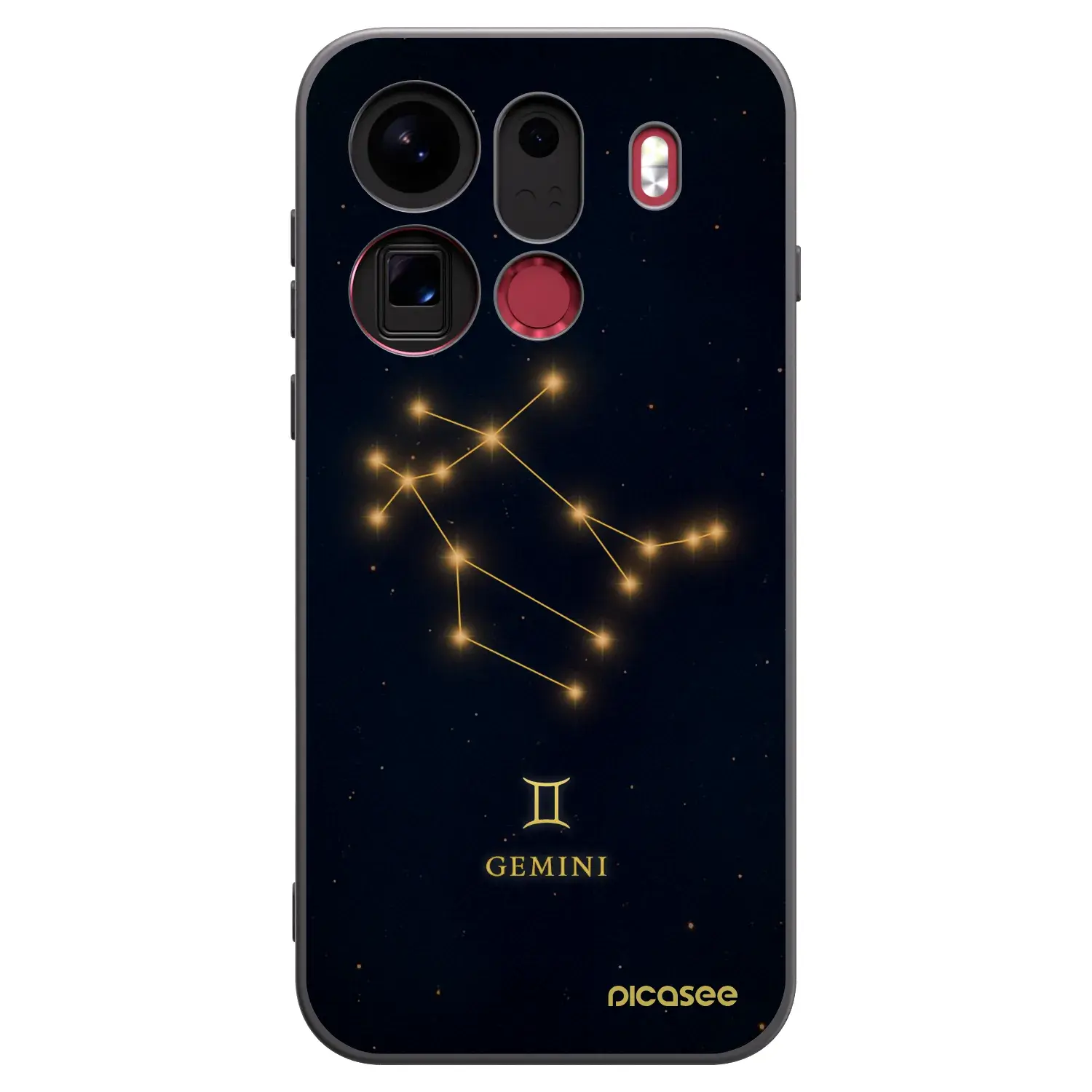 Silikonový černý obal pro OPPO Find X9 Pro - GEMINI