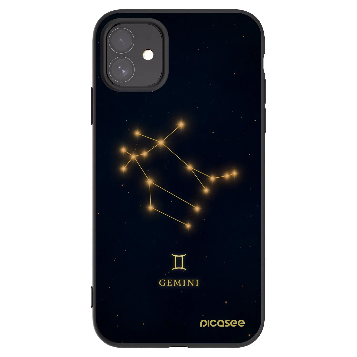 Silikonový černý obal pro Apple iPhone 11 - GEMINI
