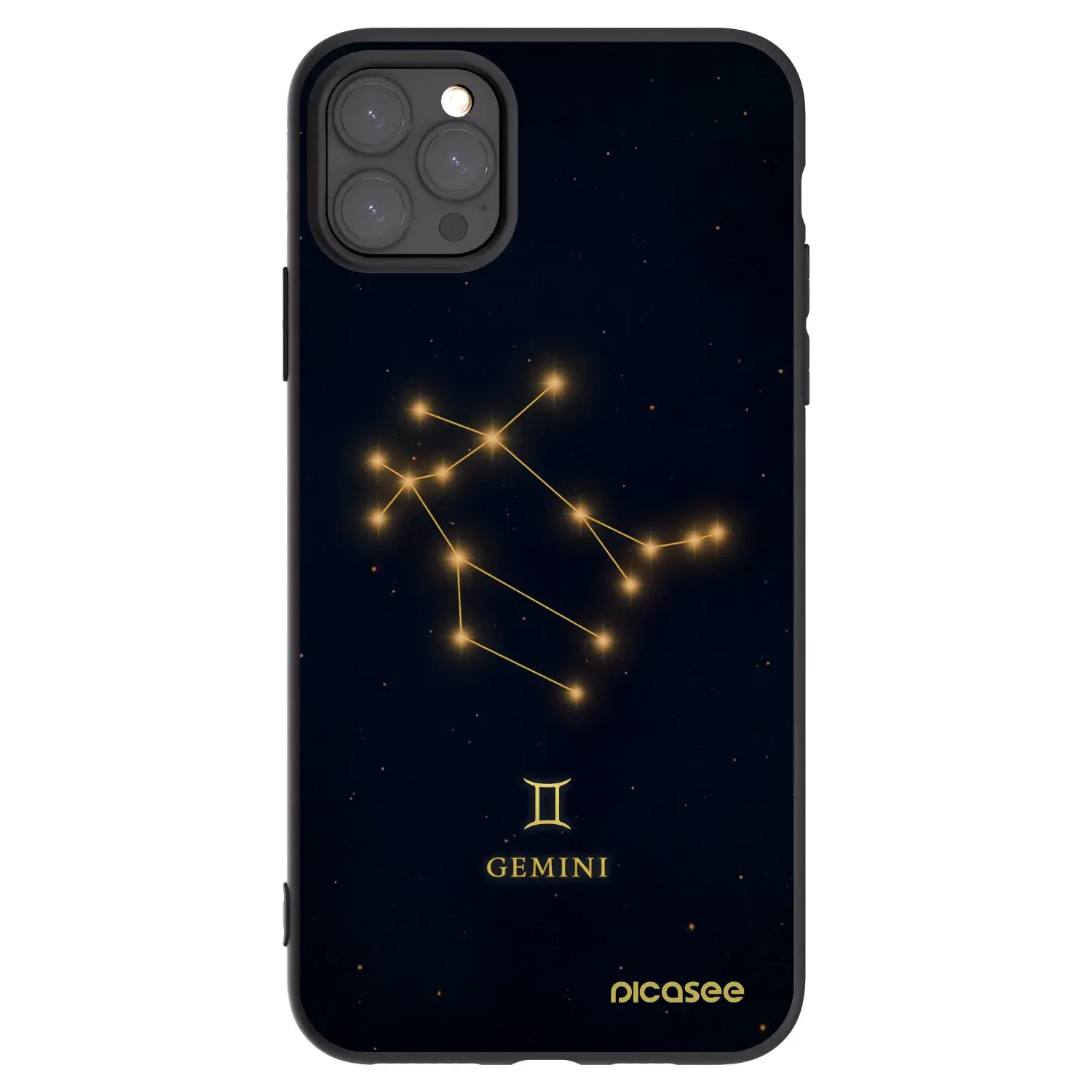 Silikonový černý obal pro Apple iPhone 11 Pro Max - GEMINI