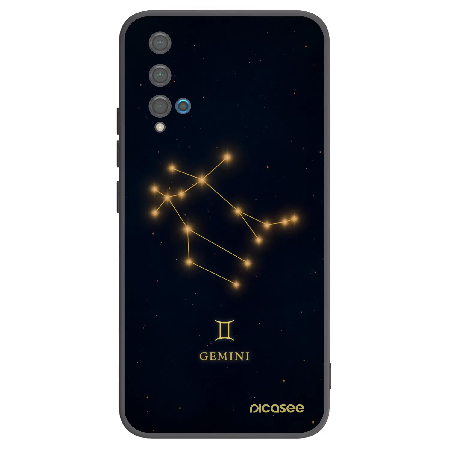 Silikonový černý obal pro Huawei Nova 5T - GEMINI