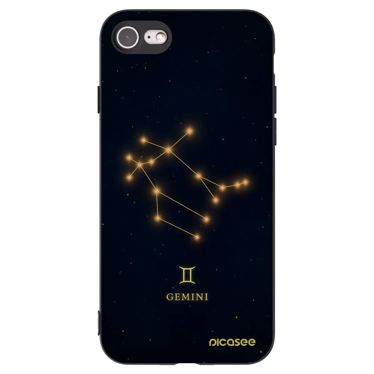 Silikonový černý obal pro Apple iPhone SE 2020 - GEMINI