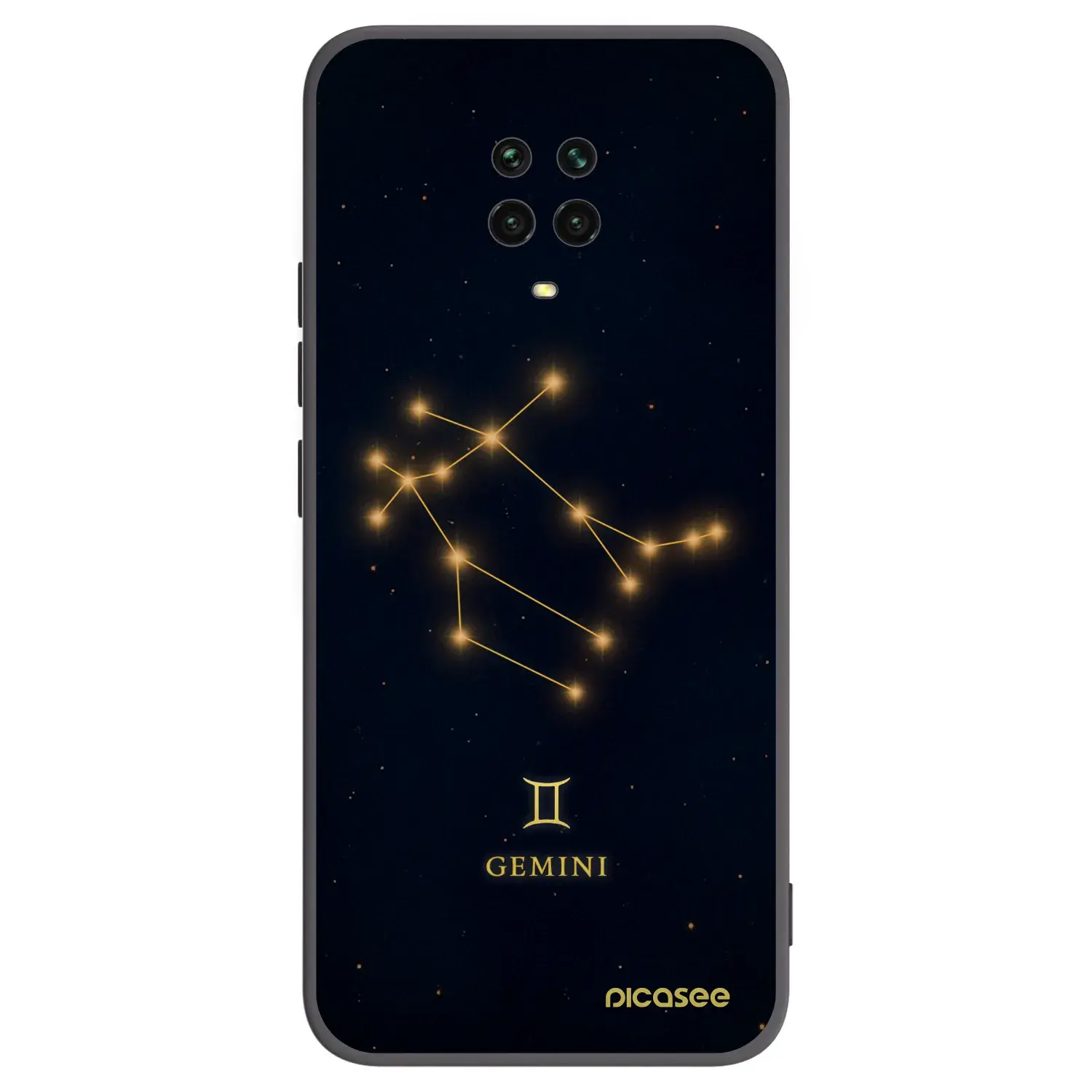 Silikonový černý obal pro Xiaomi Redmi Note 9 Pro - GEMINI