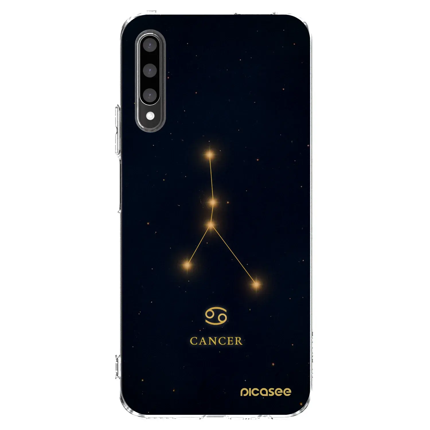 Silikonový průhledný obal pro Honor 9X Pro - CANCER