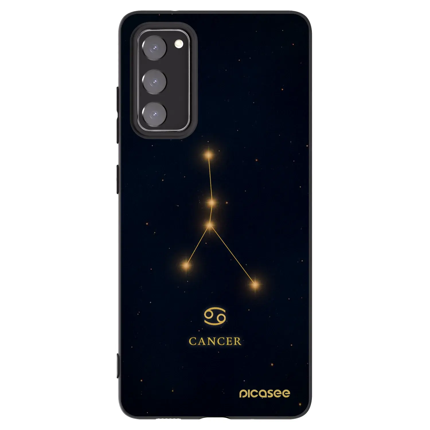 Silikonový černý obal pro Samsung Galaxy S20 FE - CANCER