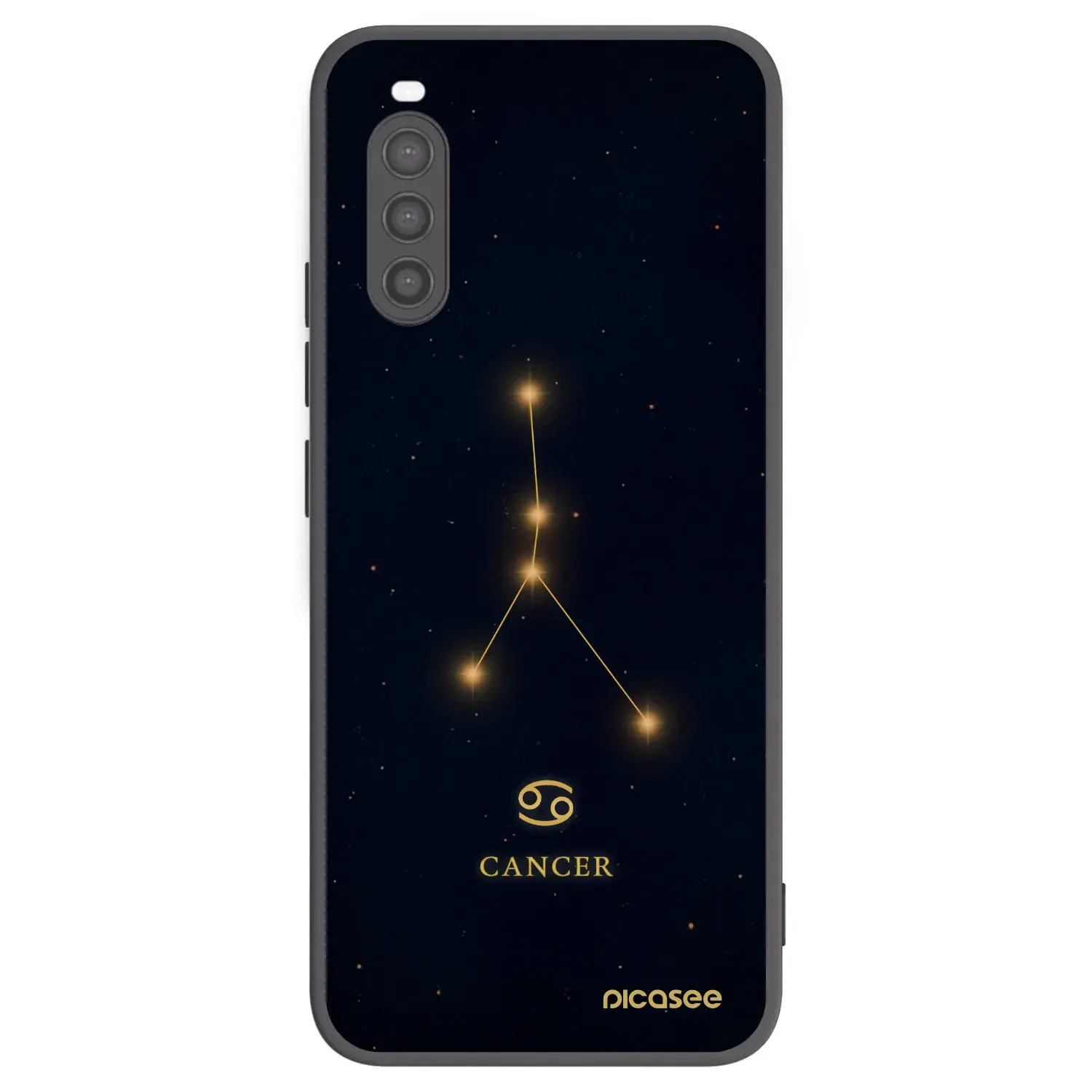 Silikonový černý obal pro Sony Xperia 10 II - CANCER