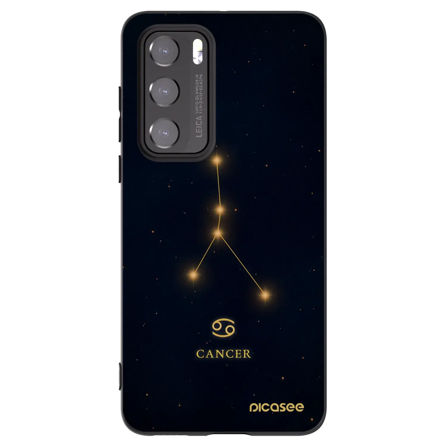 Silikonový černý obal pro Huawei P40 - CANCER