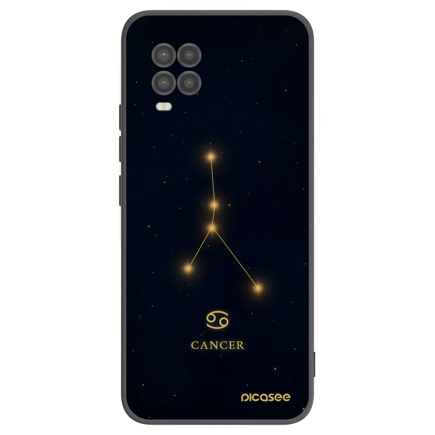 Silikonový černý obal pro Xiaomi Mi 10 Lite - CANCER
