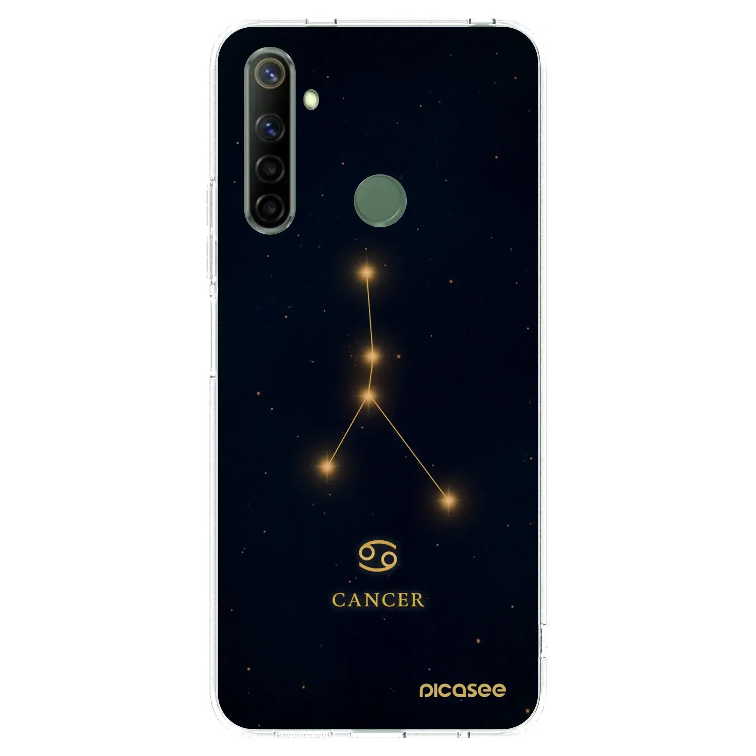 Silikonový průhledný obal pro Realme 6i - CANCER