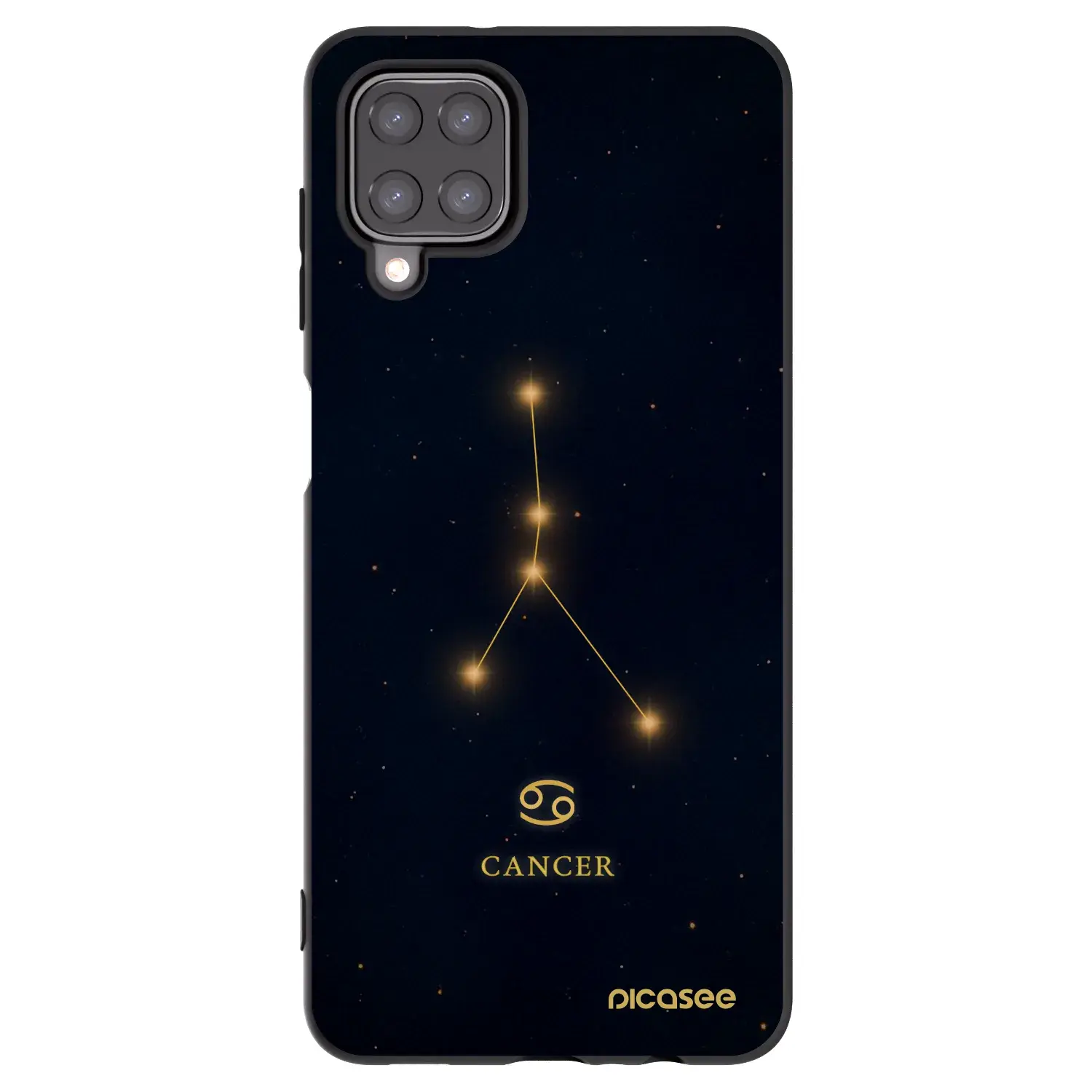 Silikonový černý obal pro Samsung Galaxy A12 A125F - CANCER