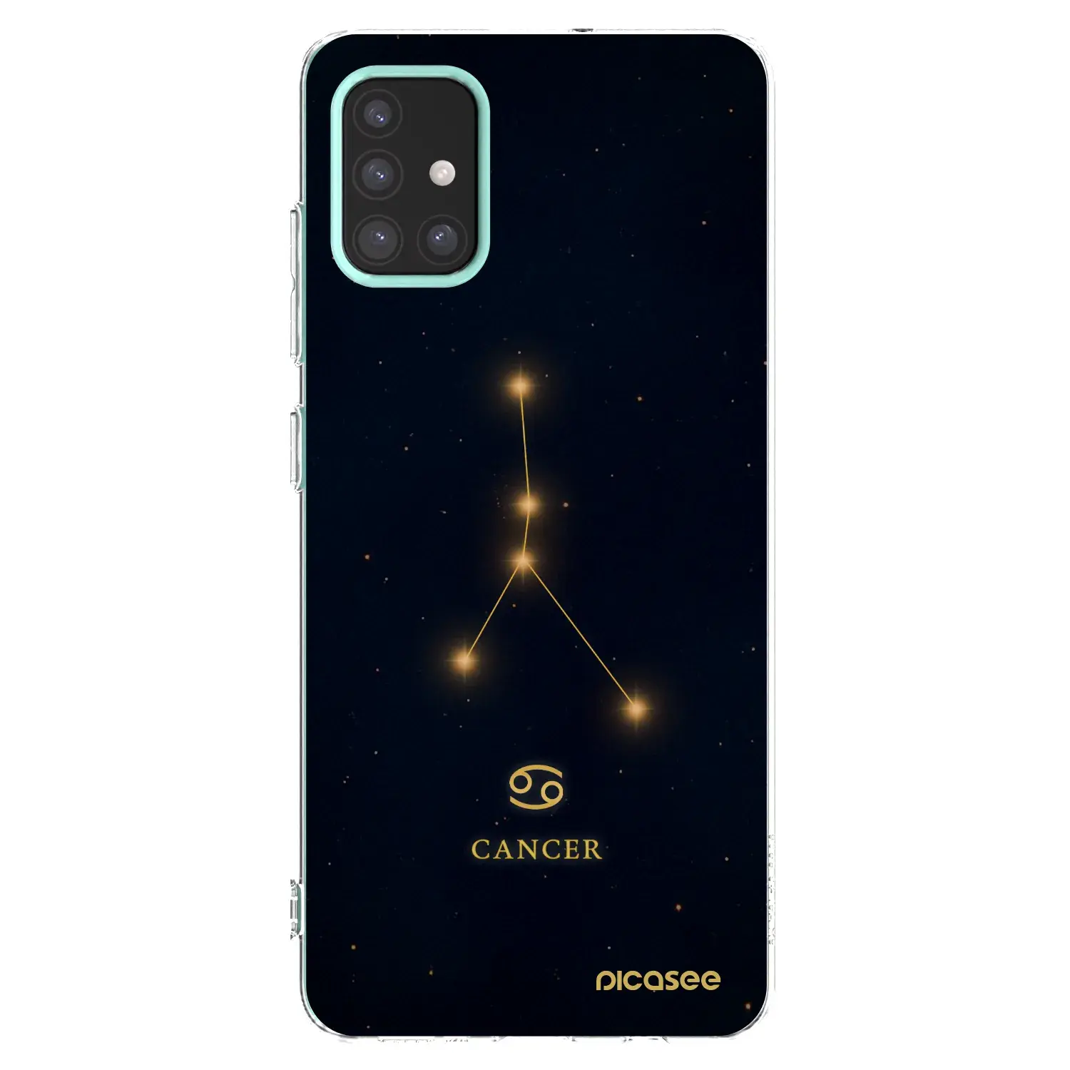Silikonový průhledný obal pro Samsung Galaxy M31s - CANCER