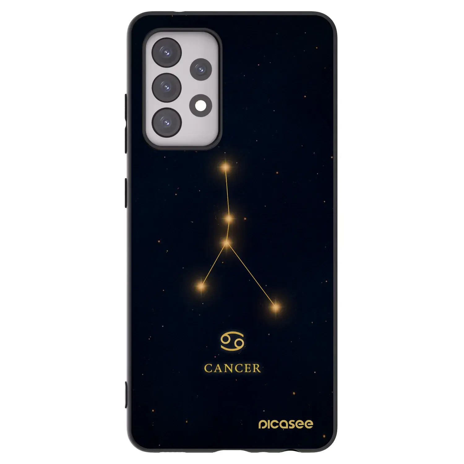 Silikonový černý obal pro Samsung Galaxy A52 5G A525F - CANCER