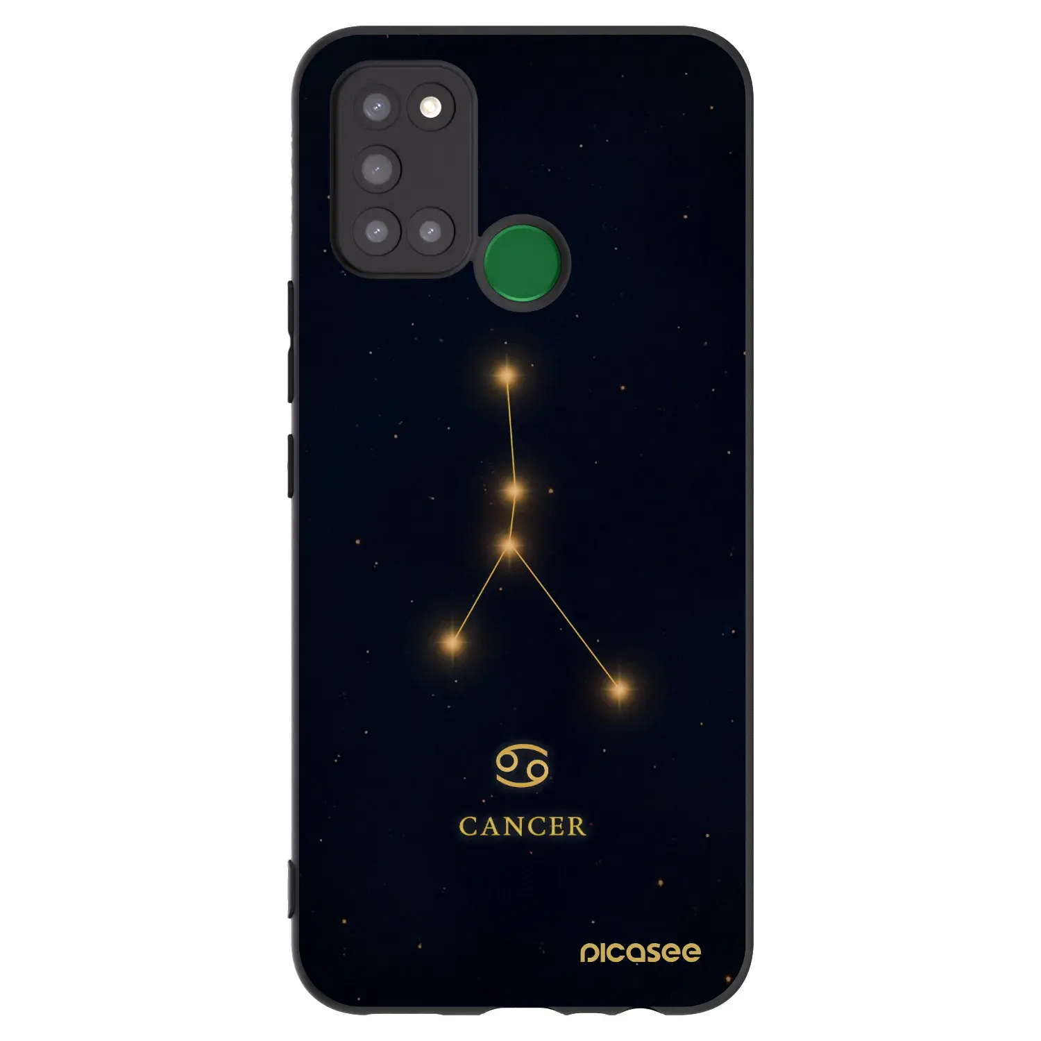 Silikonový černý obal pro Realme 7i - CANCER