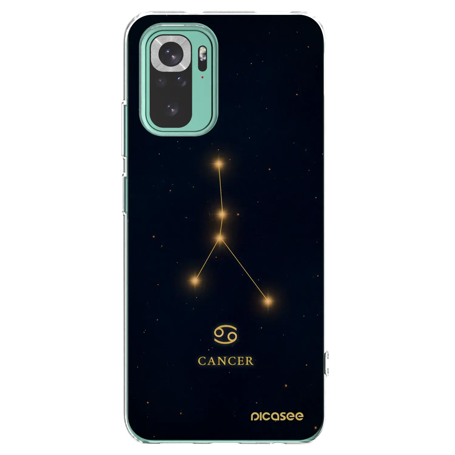 Silikonový průhledný obal pro Xiaomi Redmi Note 10 Pro - CANCER