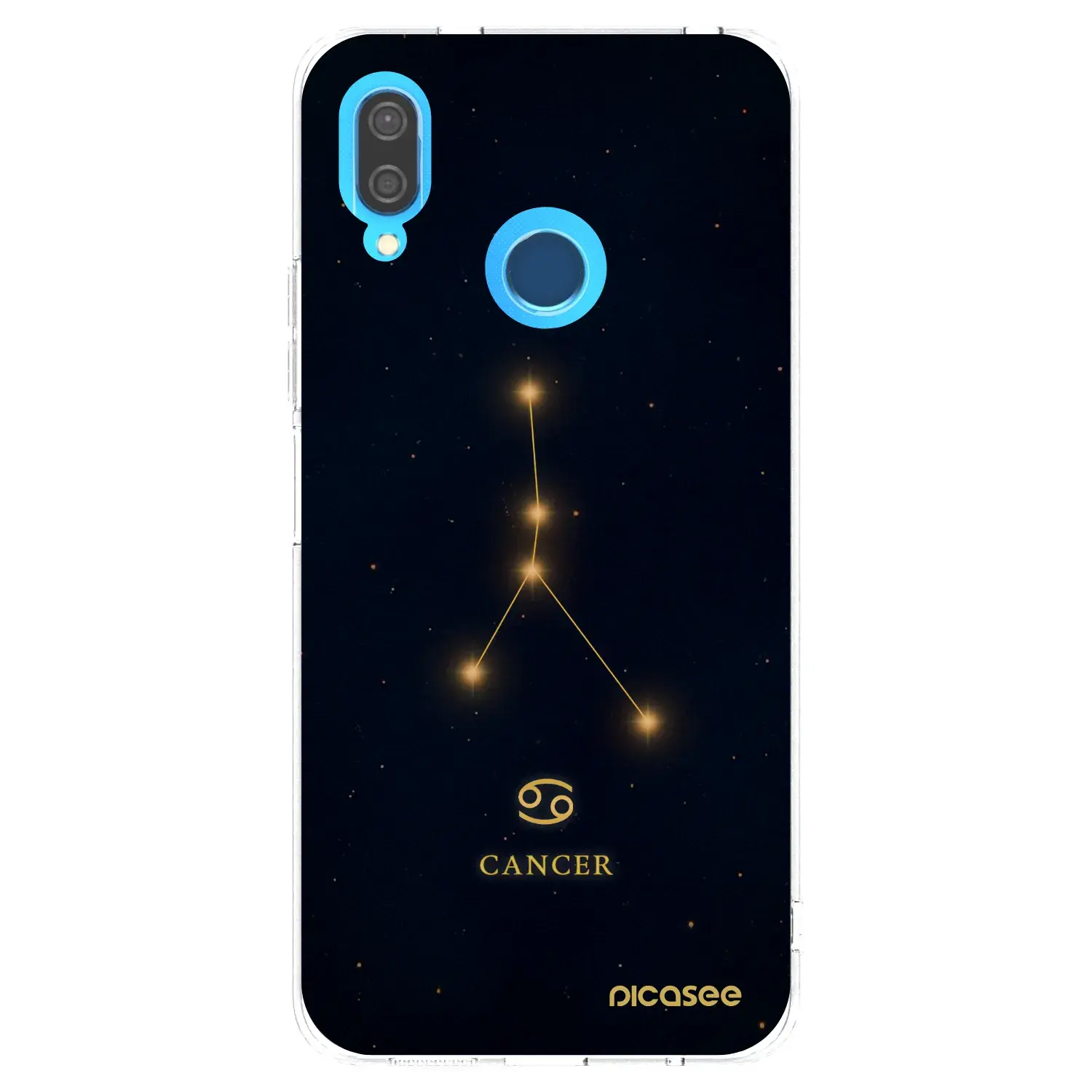 Silikonový průhledný obal pro Huawei P20 Lite - CANCER