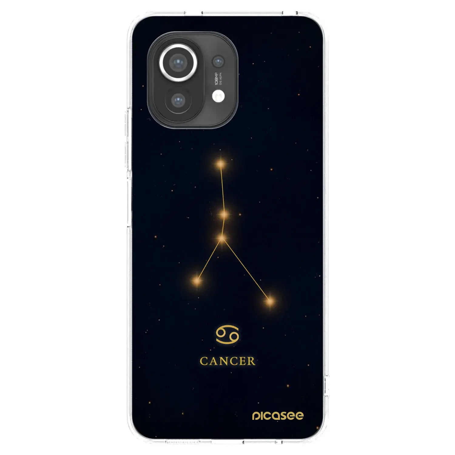Silikonový průhledný obal pro Xiaomi Mi 11 - CANCER