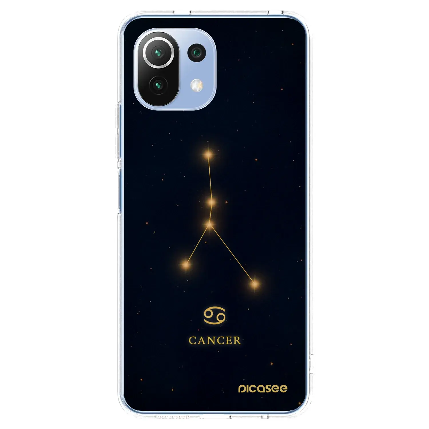 Silikonový průhledný obal pro Xiaomi Mi 11 Lite - CANCER