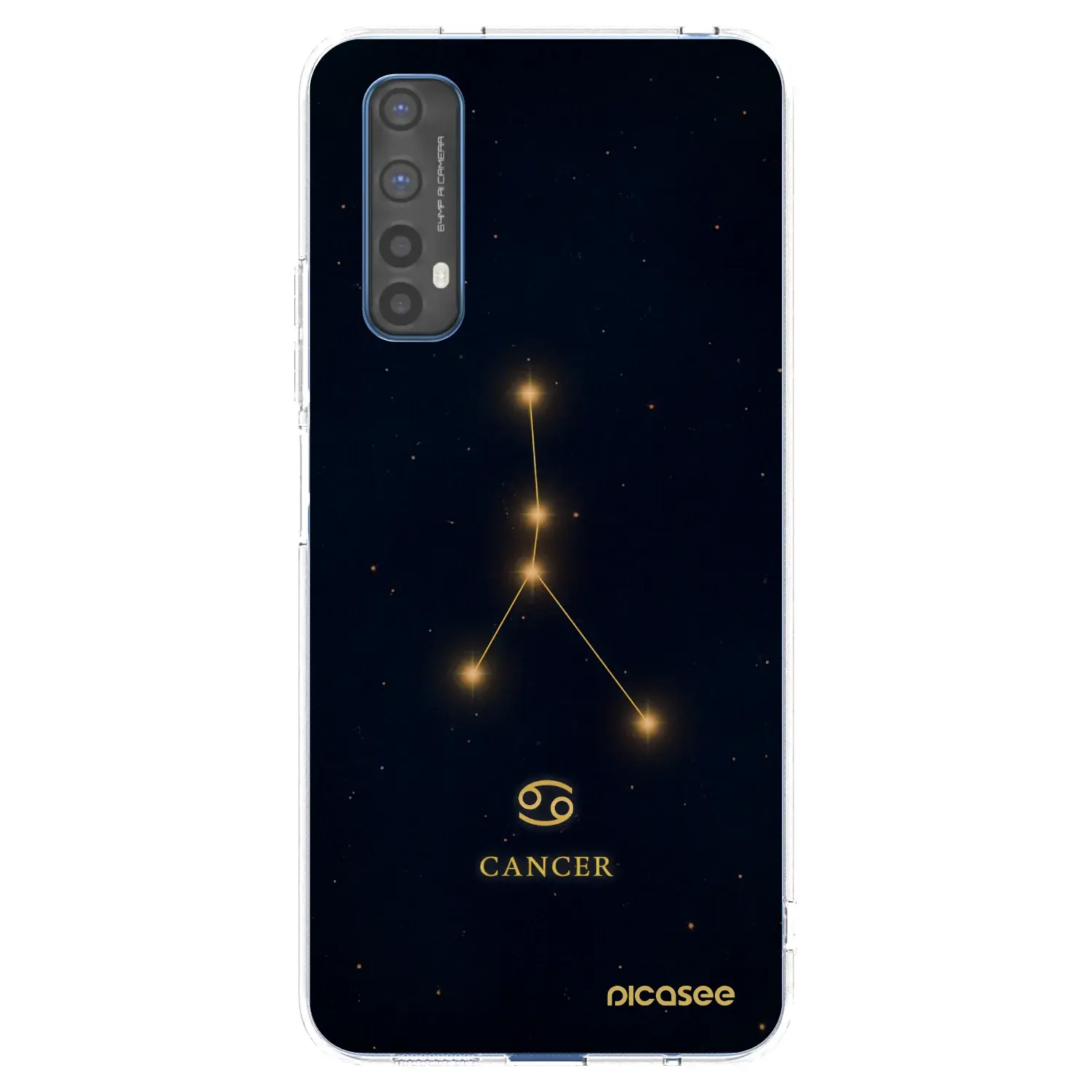Silikonový průhledný obal pro Realme 7 - CANCER