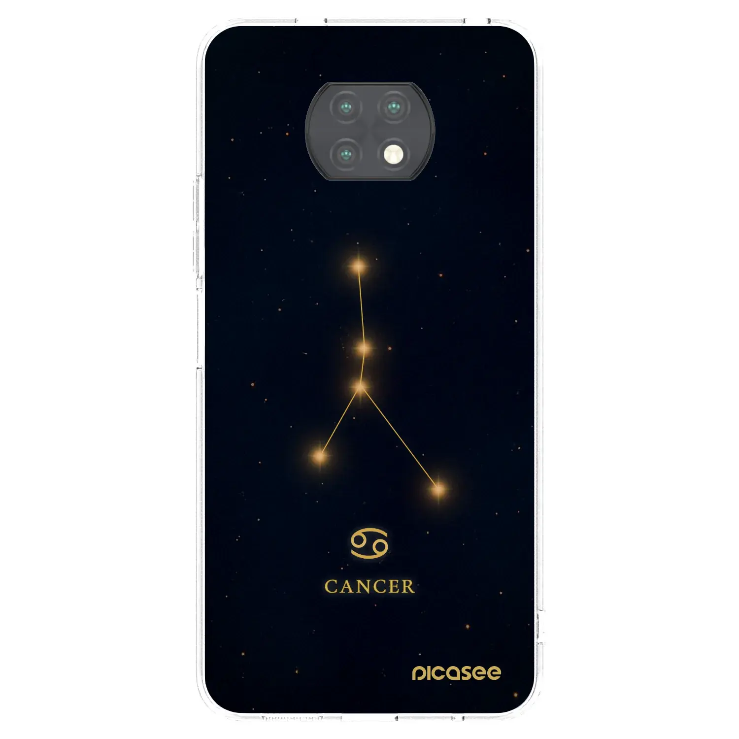 Silikonový průhledný obal pro Xiaomi Redmi Note 9T - CANCER