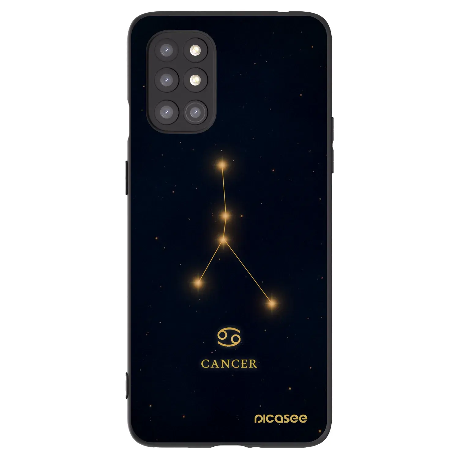 Silikonový černý obal pro OnePlus 8T - CANCER