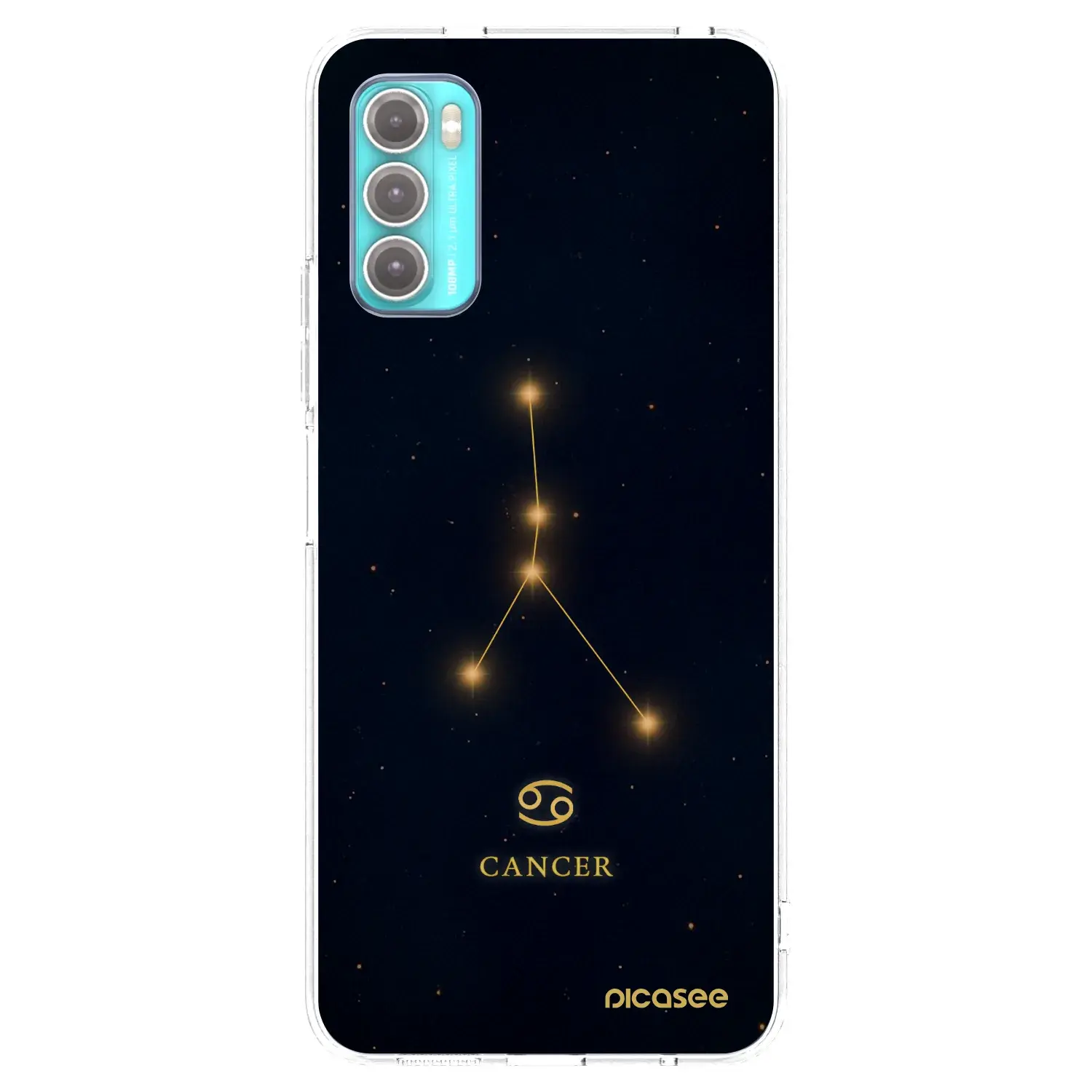 Silikonový průhledný obal pro Motorola Moto G60 - CANCER