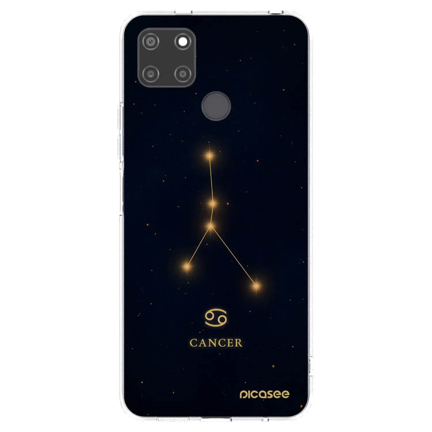 Silikonový průhledný obal pro Realme C21Y - CANCER