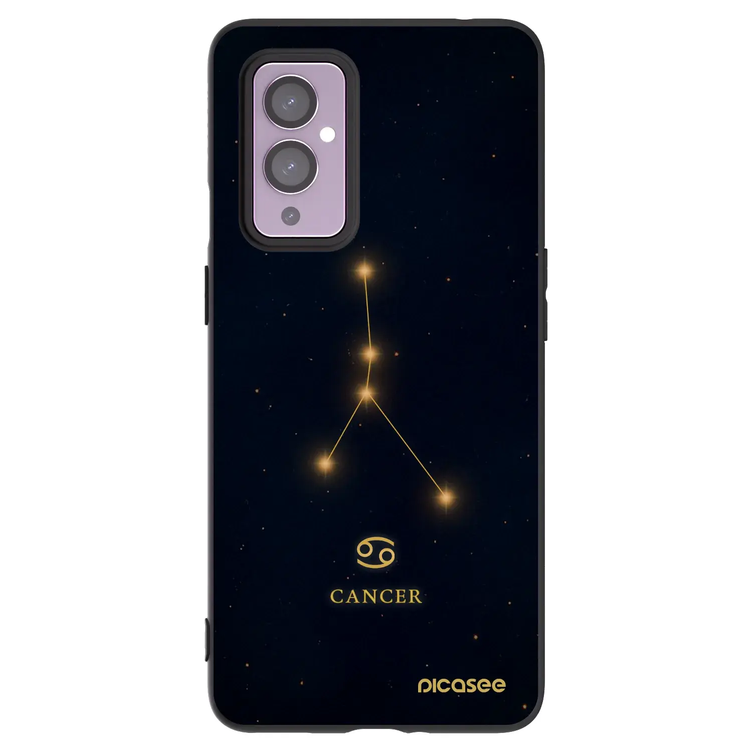 Silikonový černý obal pro OnePlus 9 - CANCER