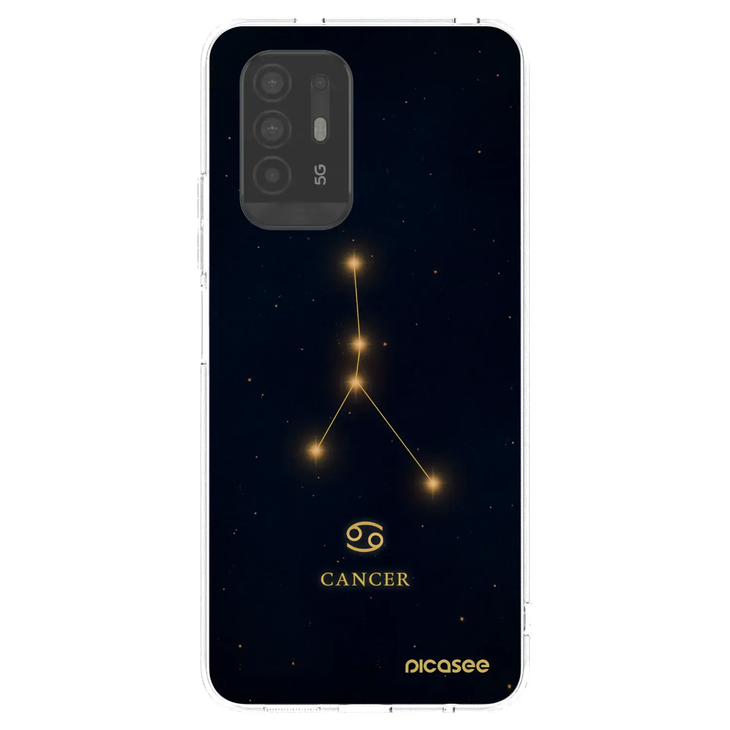 Silikonový průhledný obal pro OPPO A94 5G - CANCER