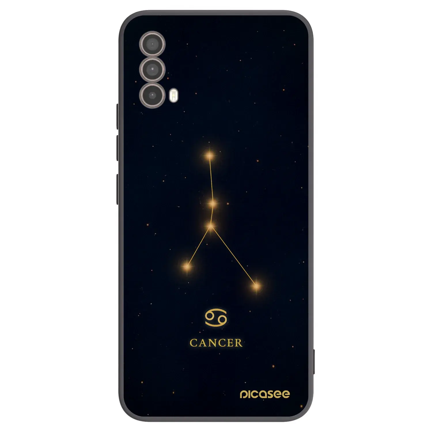 Silikonový černý obal pro Motorola Moto E40 - CANCER