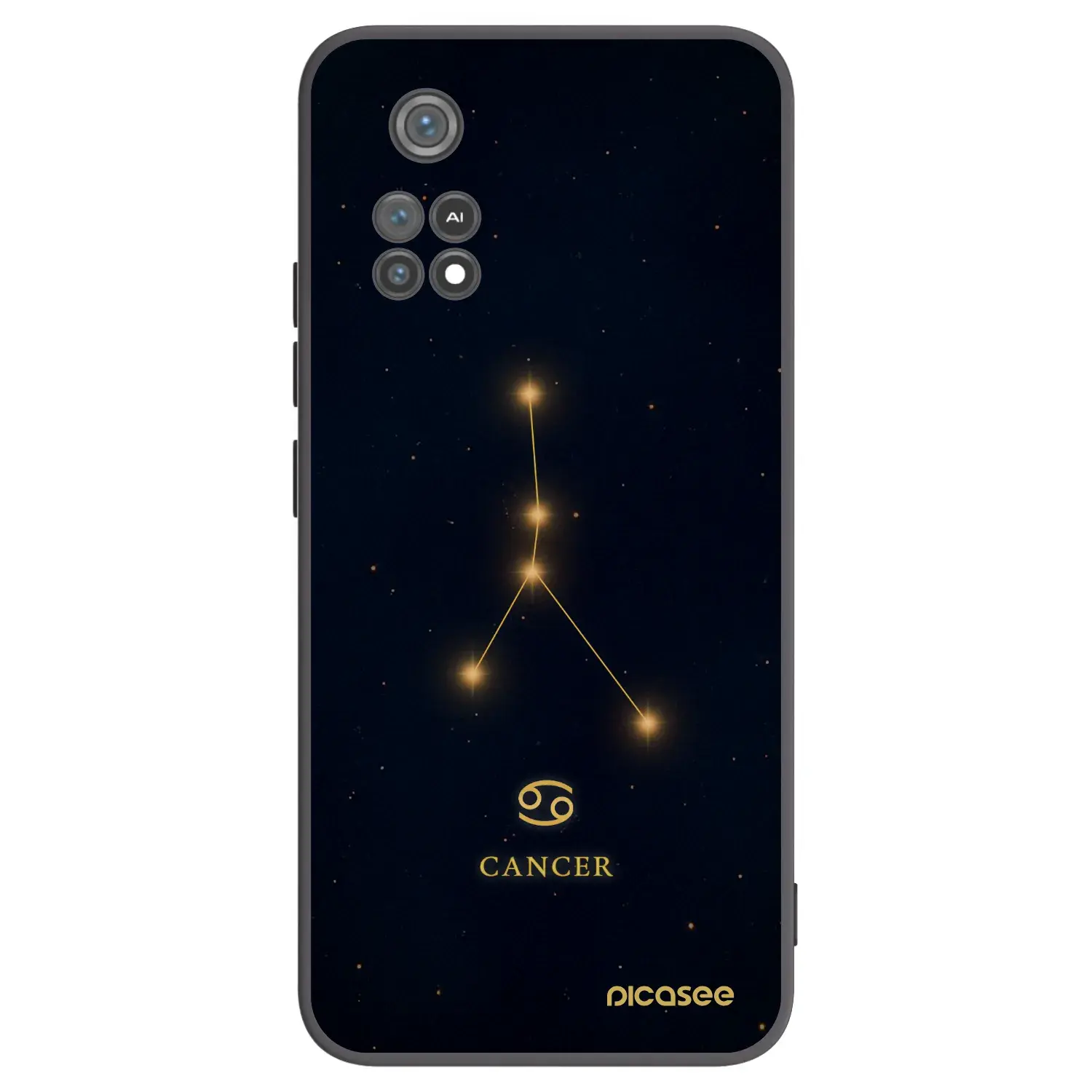 Silikonový černý obal pro Xiaomi Poco M4 Pro - CANCER