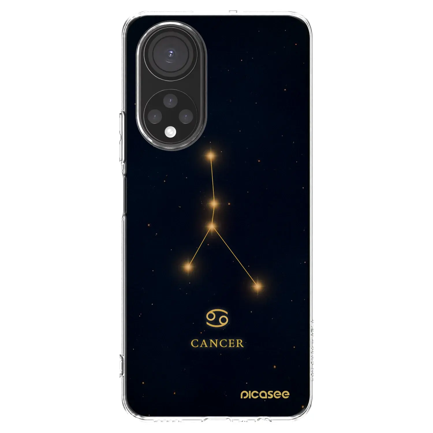 Silikonový průhledný obal pro Honor X7 - CANCER