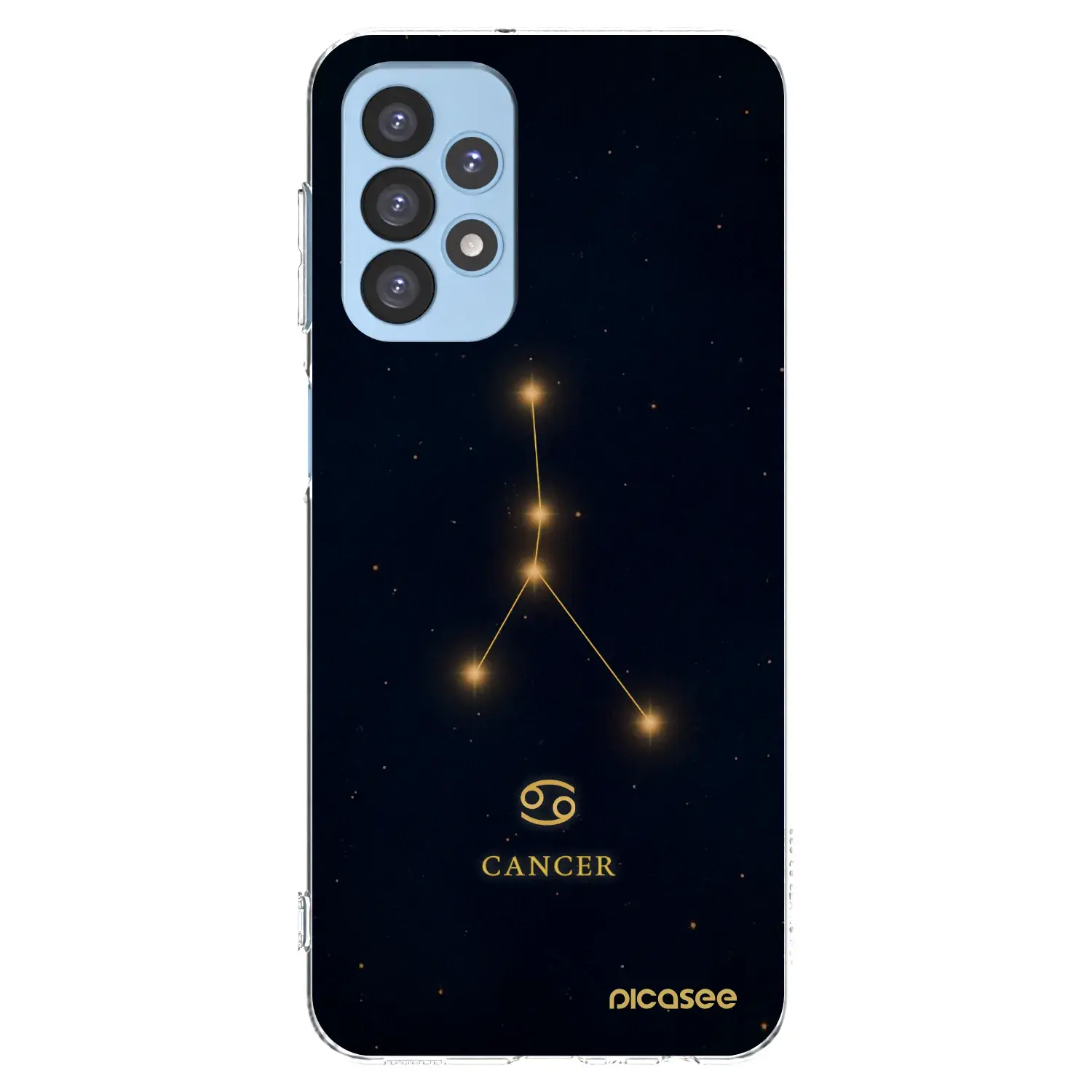 Silikonový průhledný obal pro Samsung Galaxy A23 A235F 4G - CANCER