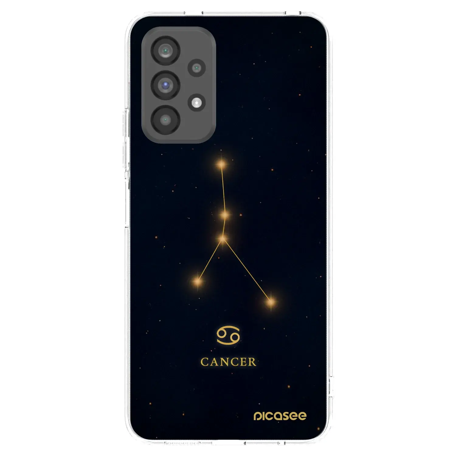 Silikonový průhledný obal pro Samsung Galaxy A73 5G - CANCER